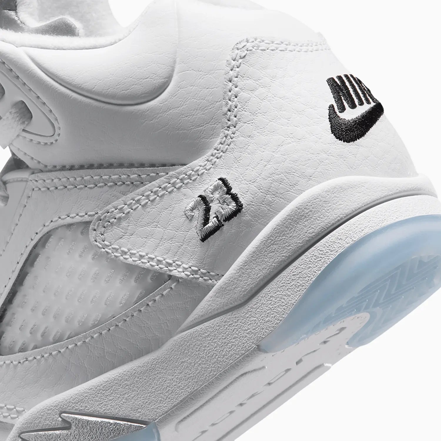 Kid's Jordan 5 Retro "White Metallic" Pre School