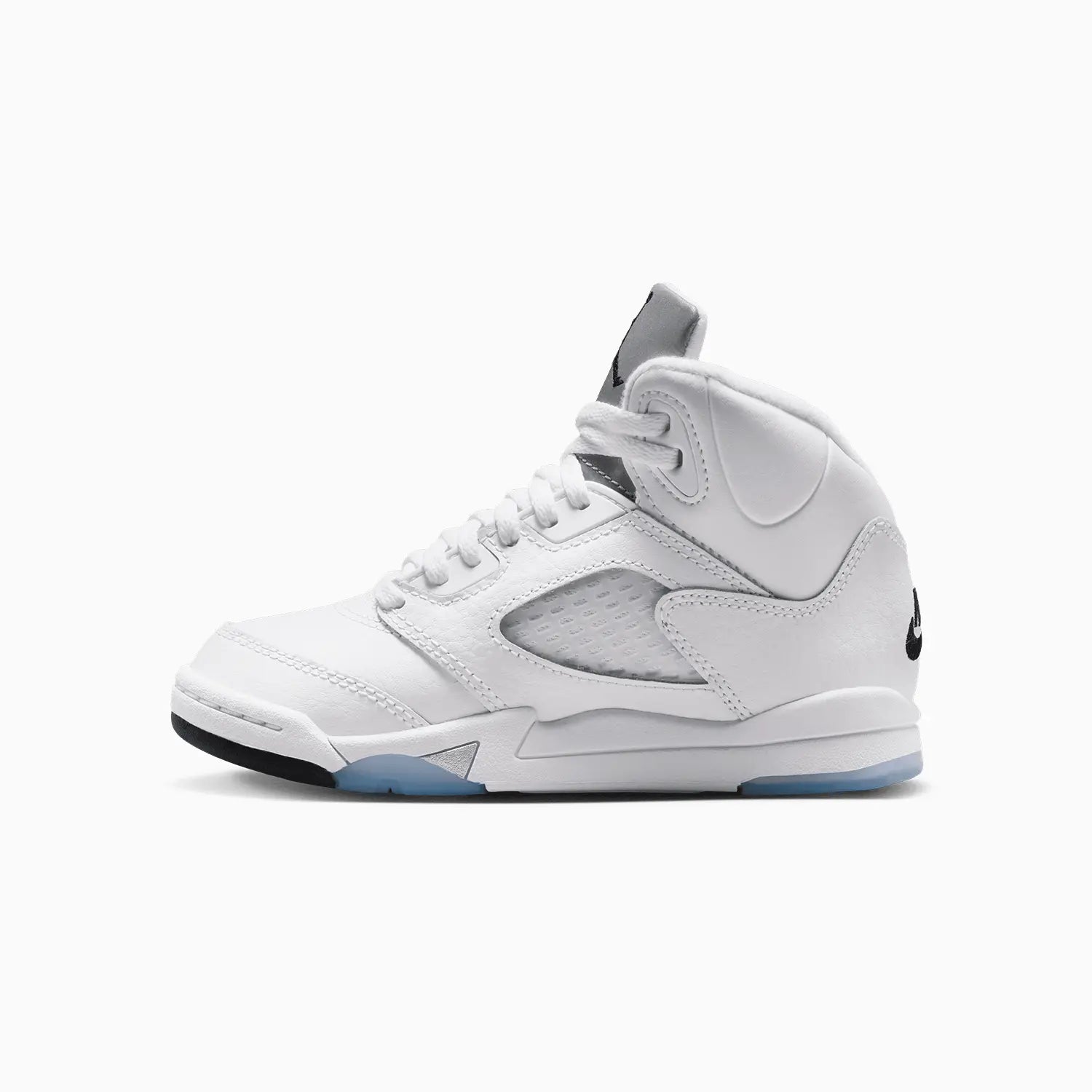 Kid's Jordan 5 Retro "White Metallic" Pre School