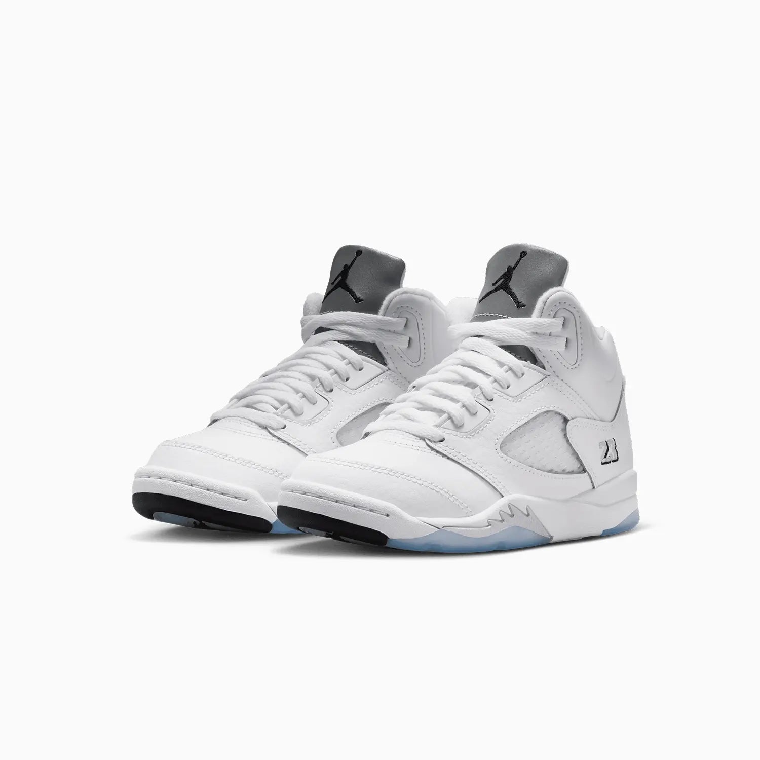 Kid's Jordan 5 Retro "White Metallic" Pre School