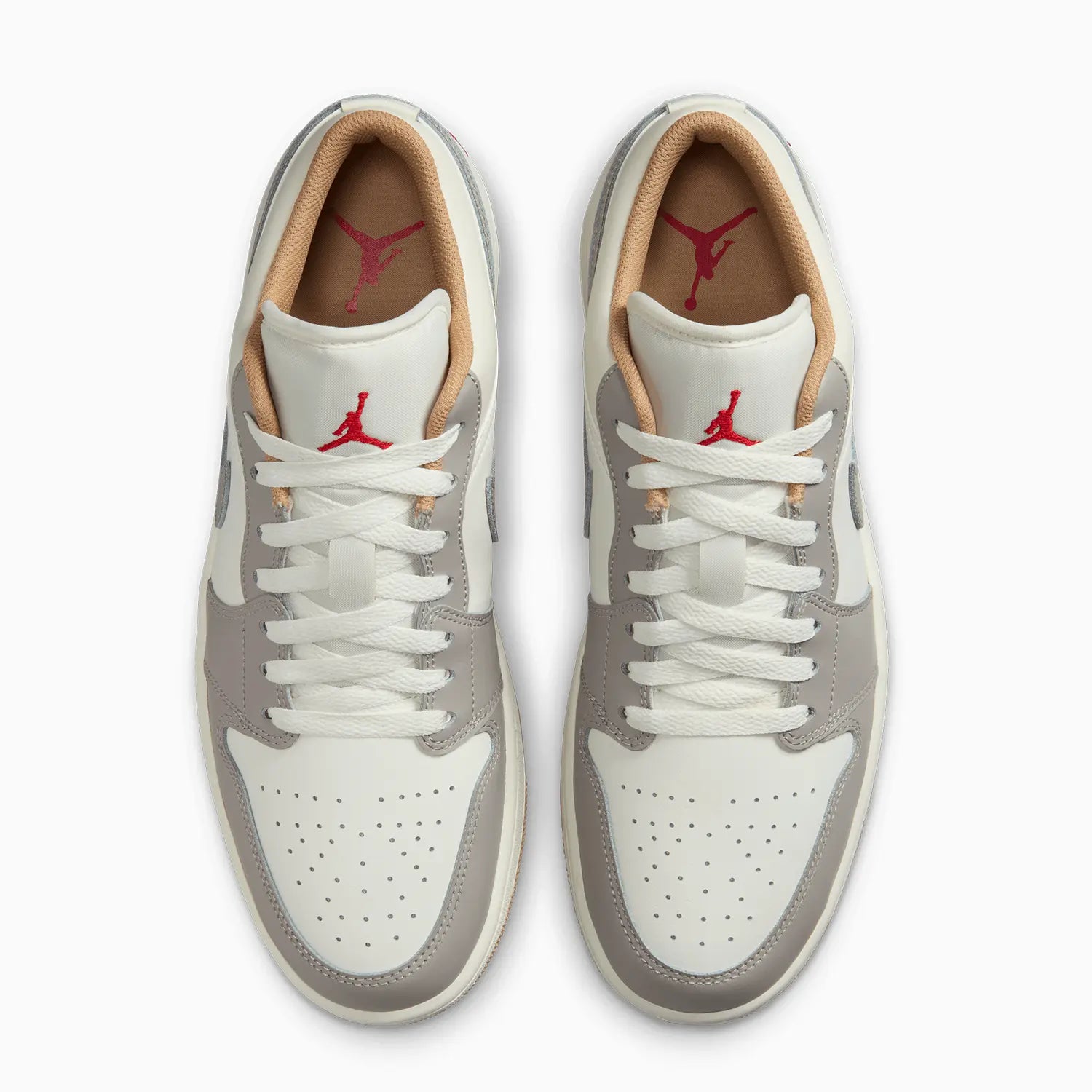 Men's Air Jordan 1 Low "Sail Fire Red College Grey"