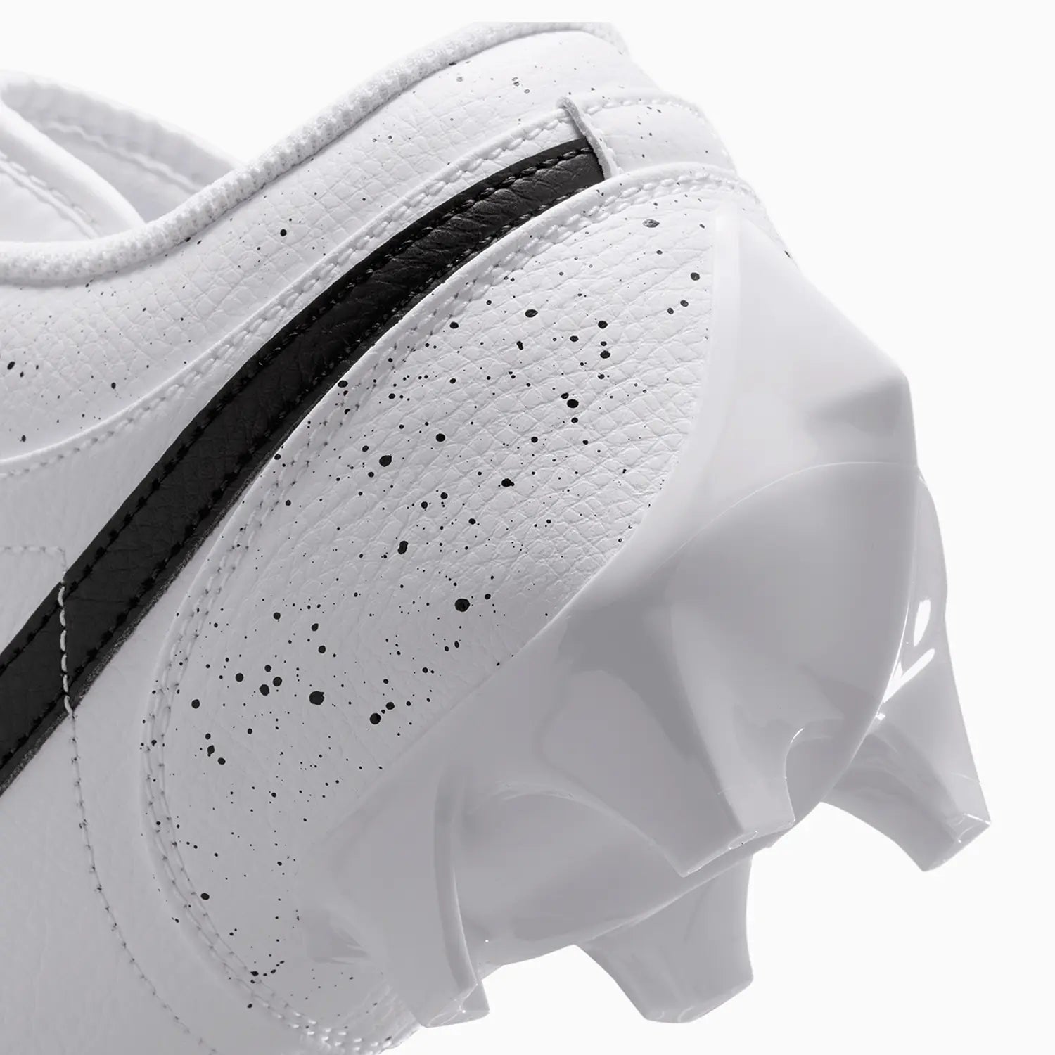 Men's Jordan 1 Low TD Cleat "White Black Splatter"