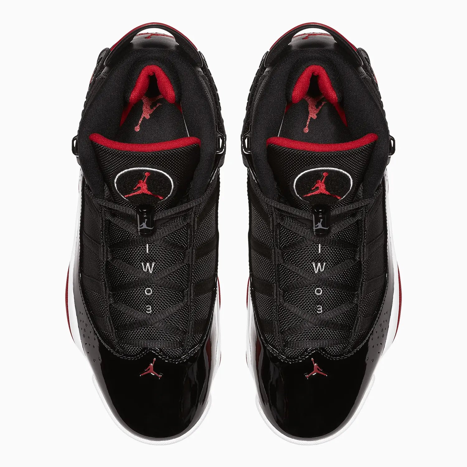 Men's Jordan 6 Rings "Black Varsity Red" Jordan - Tops and Bottoms USA