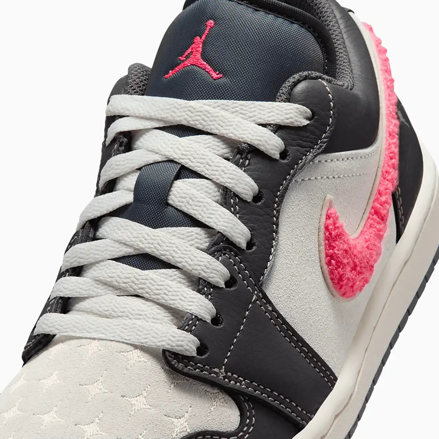 Women's Air Jordan 1 Low "Light Graphite Hot Punch"