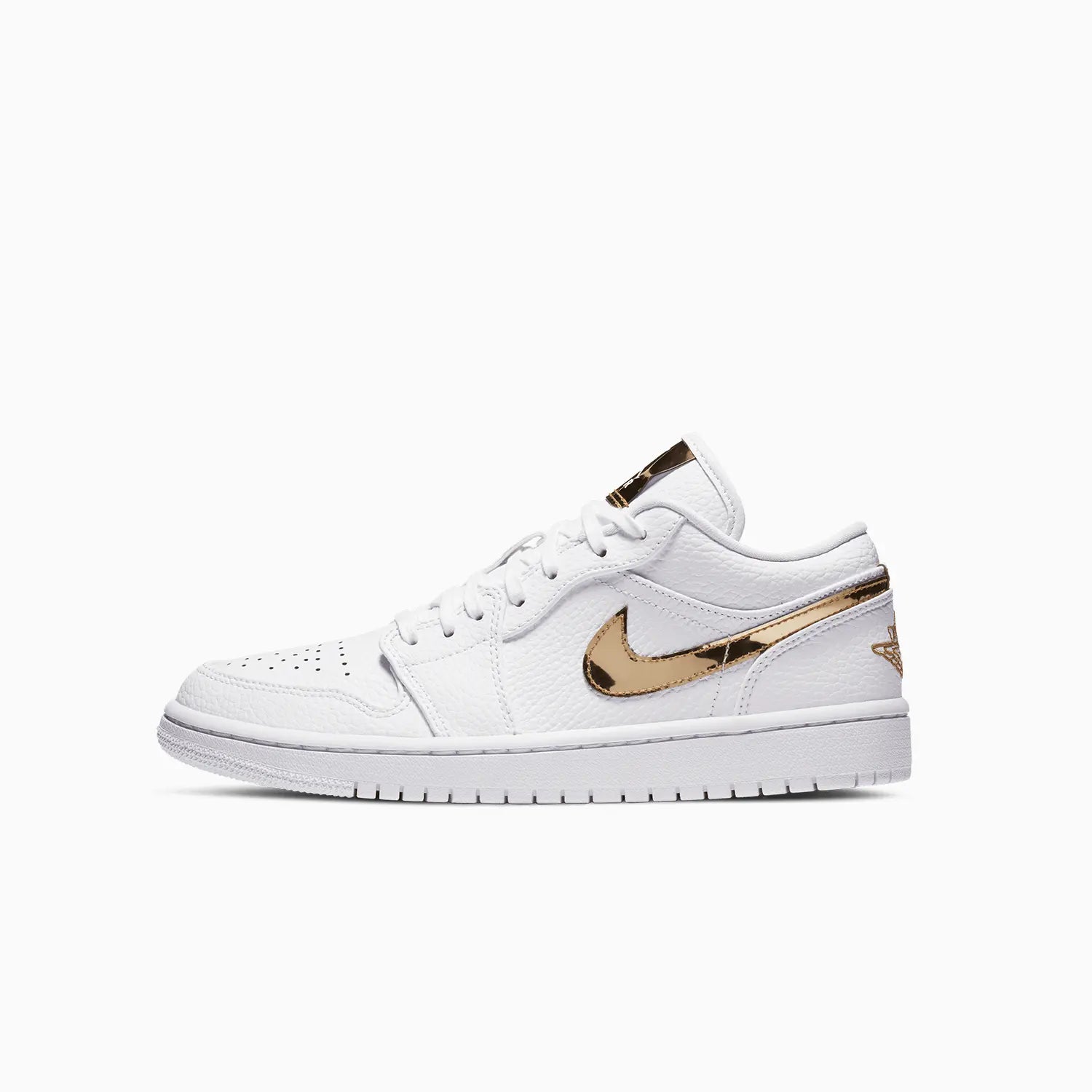 Women's Air Jordan 1 Low SE "White Metallic Gold" Jordan - Tops and Bottoms USA