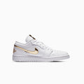 Women's Air Jordan 1 Low SE "White Metallic Gold"