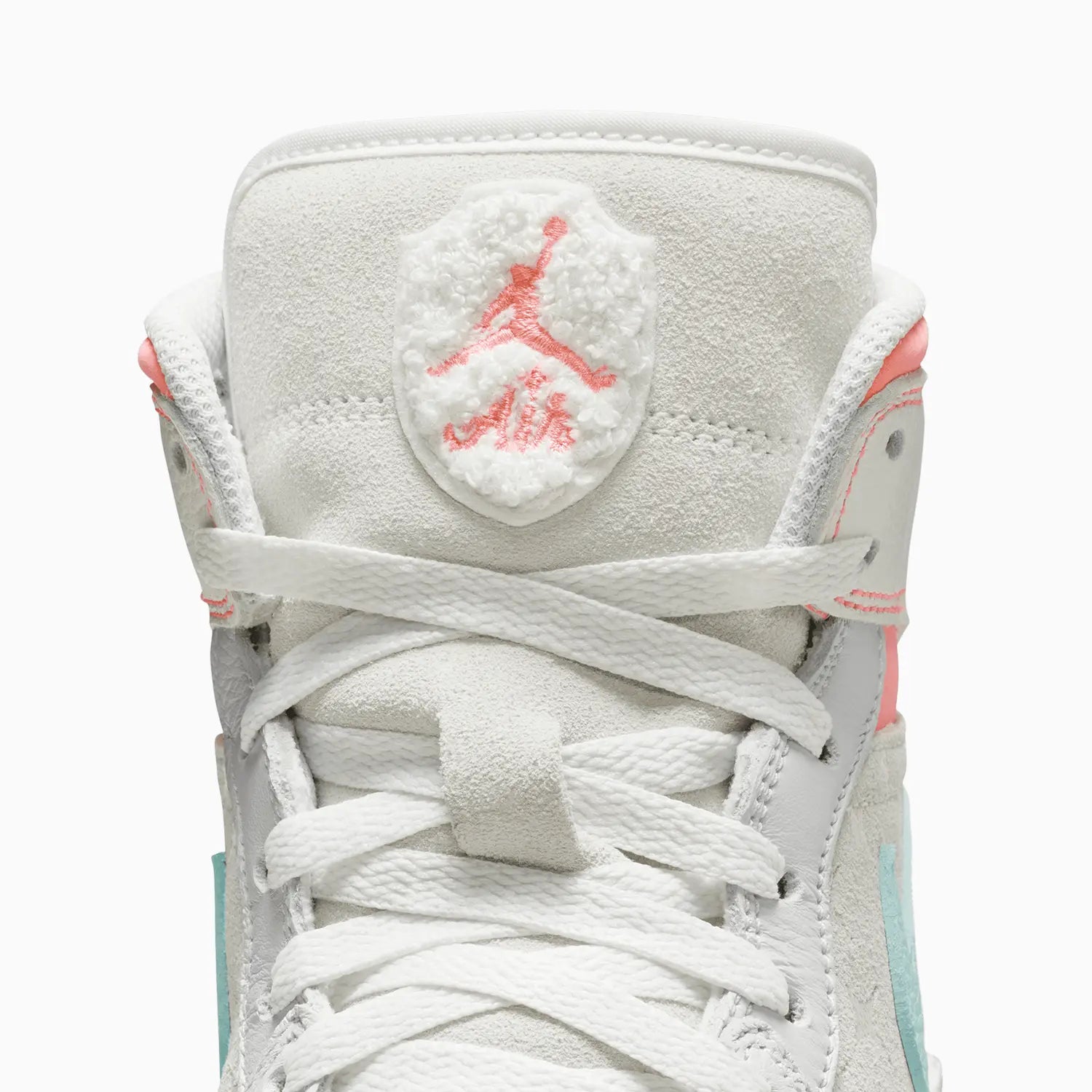 Women's Air Jordan 1 Mid "Sail Hot Lava Blue Chill"