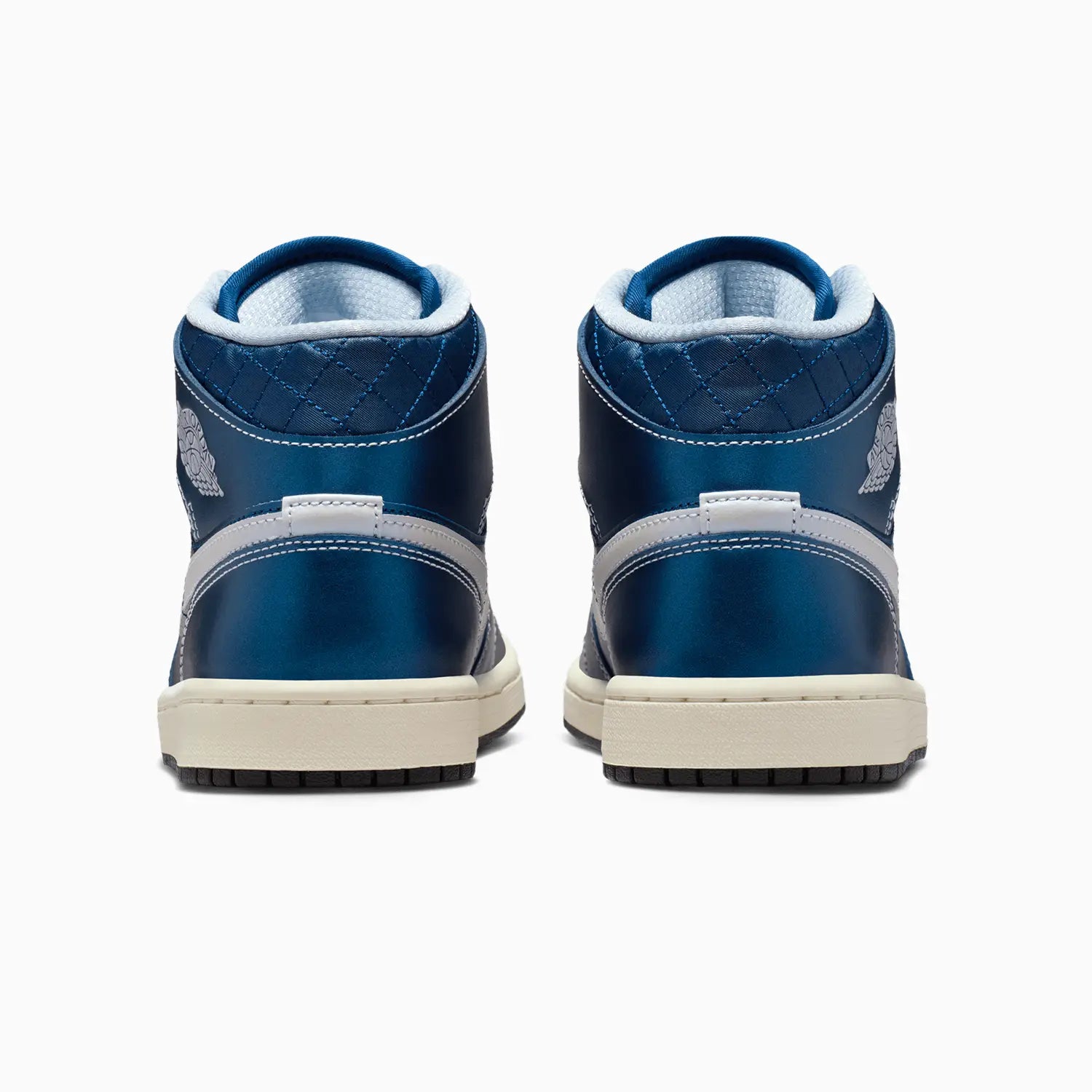 Women's Air Jordan 1 Mid SE "Metallic Blue Quilted"