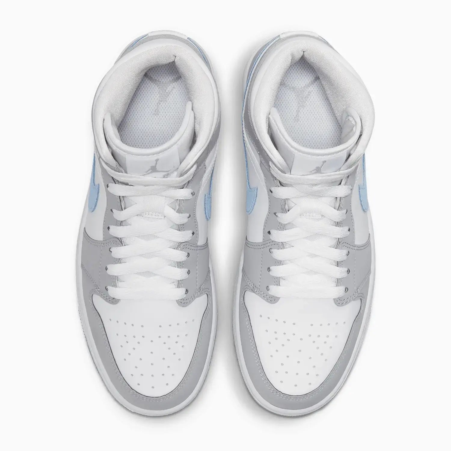 Women's Air Jordan 1 Mid "Wolf Grey Aluminum" Jordan - Tops and Bottoms USA