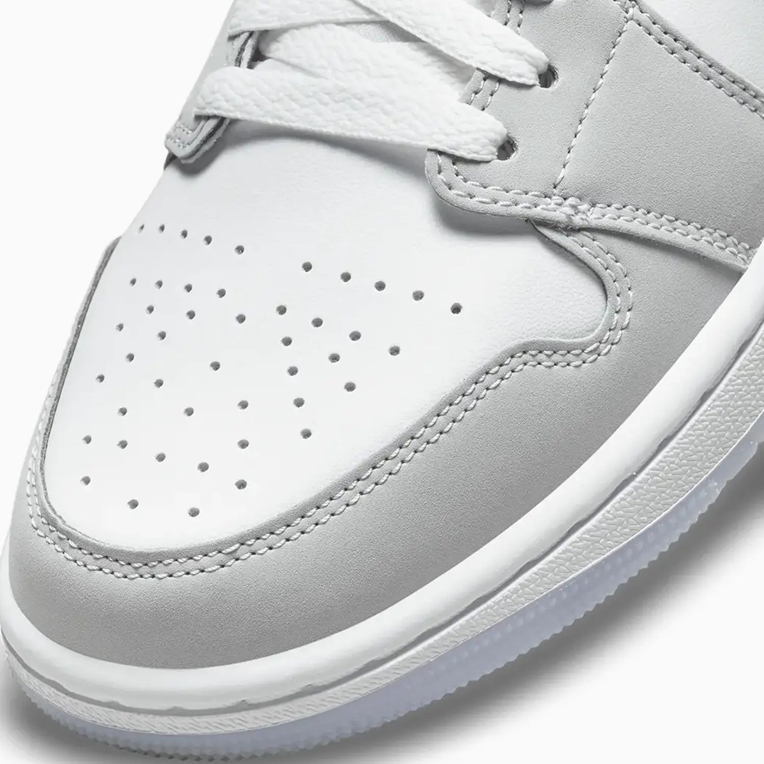 Women's Air Jordan 1 Mid "Wolf Grey Aluminum" Jordan - Tops and Bottoms USA