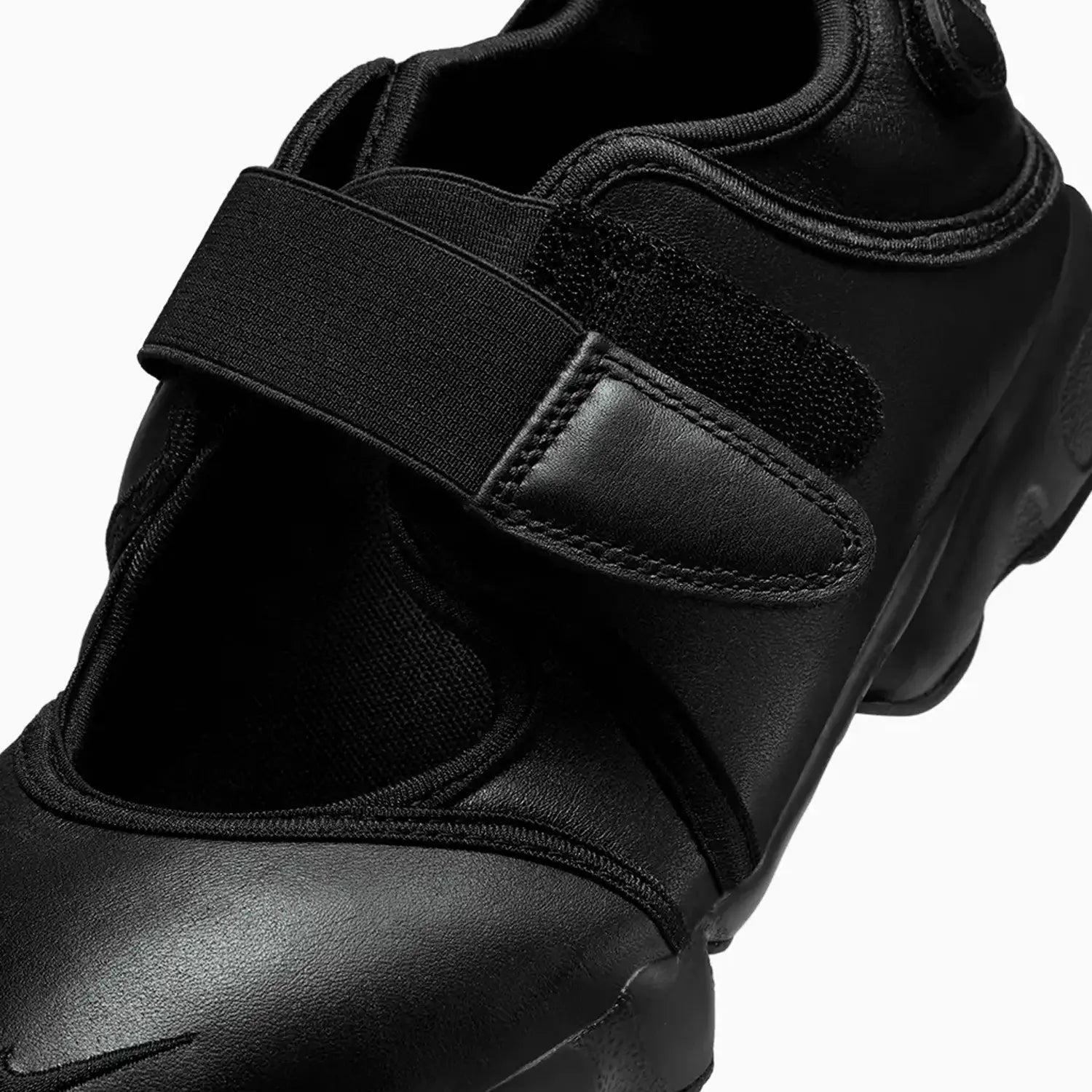 Women's Air Rift Leather "Triple Black" Nike - Tops and Bottoms USA