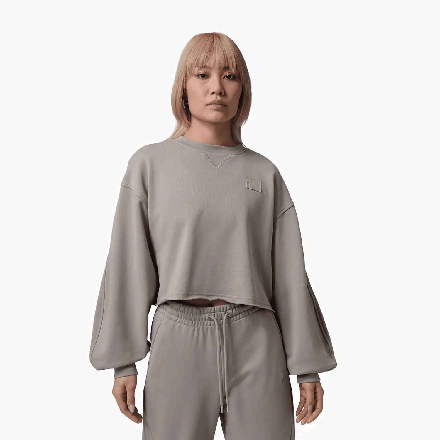 Women's Flight Cropped Fleece Open-Hem Outfit