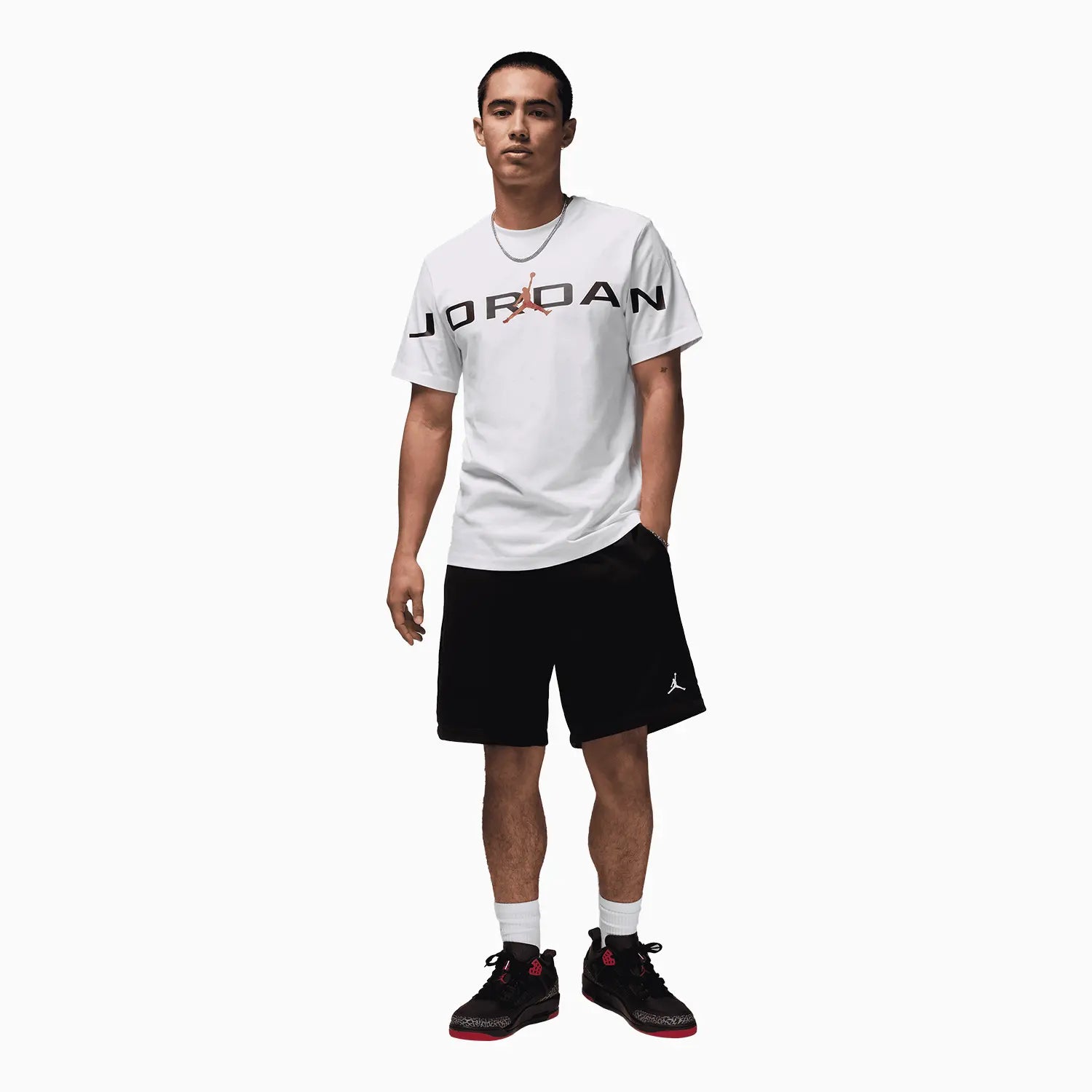 Men's Graphics T Shirt and Shorts Outfit Jordan - Tops and Bottoms USA