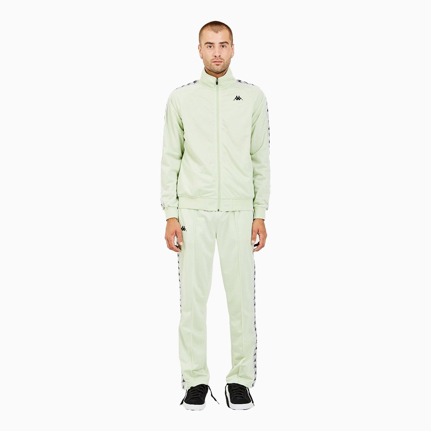 Tracksuit Neon Green Kappa Pants Lime Green Kappa Tracksuit Top