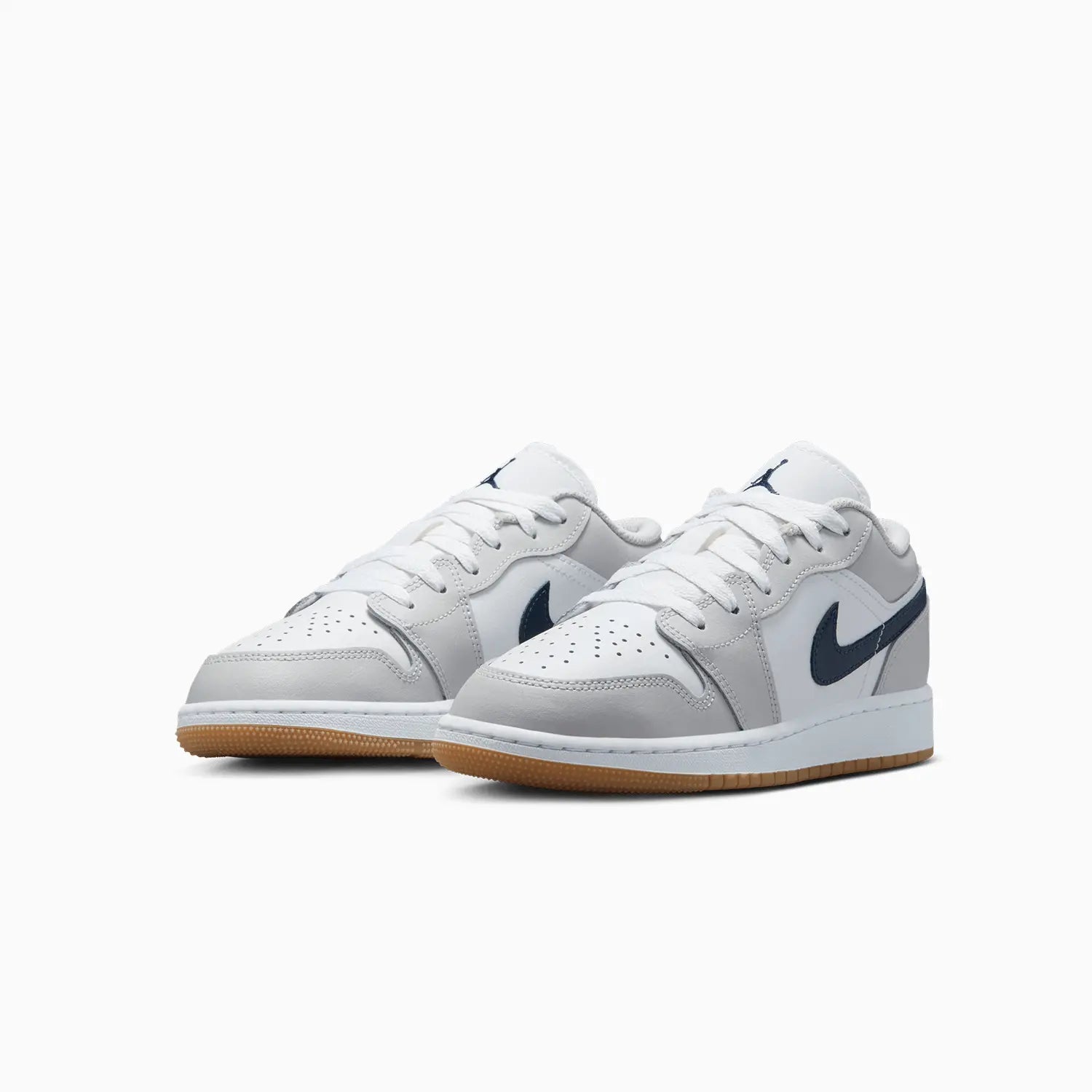 Kid's Air Jordan 1 Low "Neutral Grey" Grade School Jordan - Tops and Bottoms USA