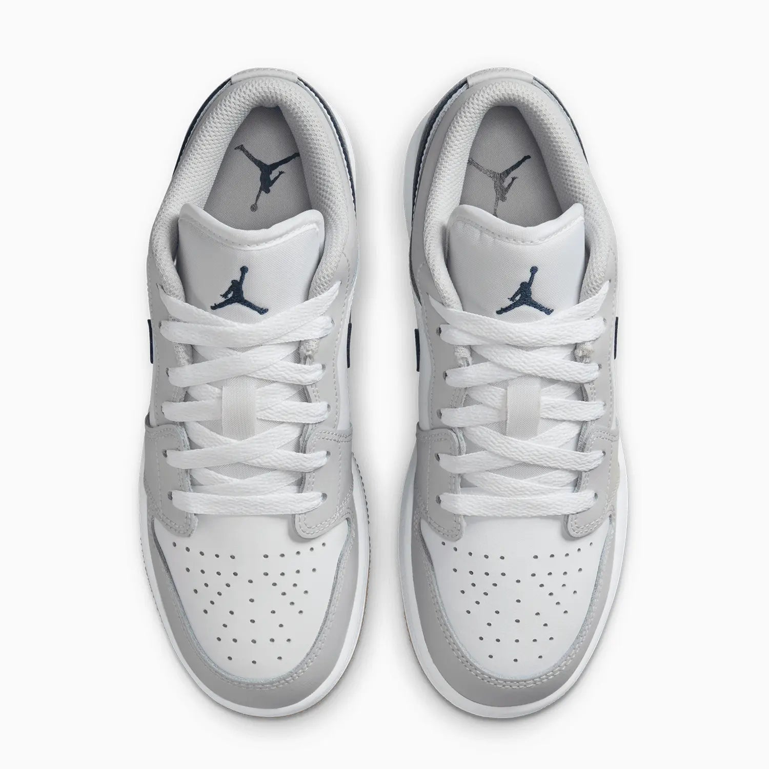 Kid's Air Jordan 1 Low "Neutral Grey" Grade School Jordan - Tops and Bottoms USA