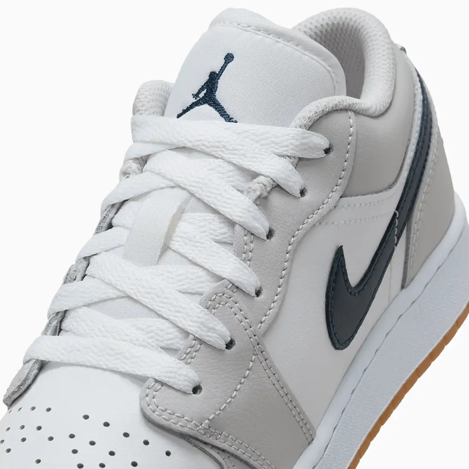 Kid's Air Jordan 1 Low "Neutral Grey" Grade School Jordan - Tops and Bottoms USA
