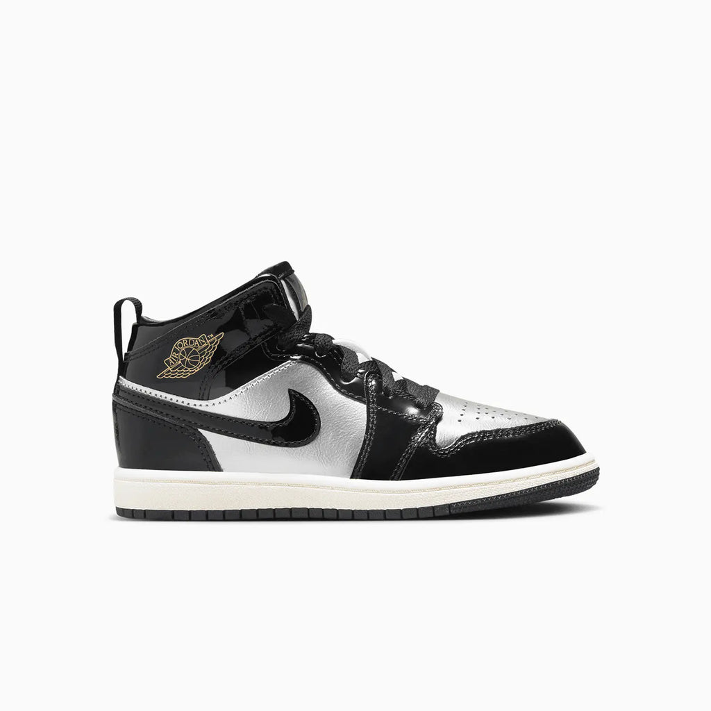 kids-air-jordan-1-mid-se-black  display picture 1