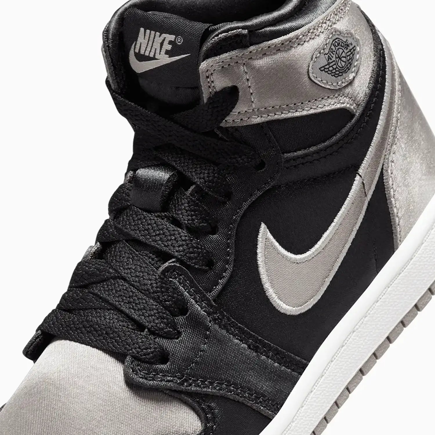 Air Jordan 1 Retro High OG Satin Shadow Shoes for Kids