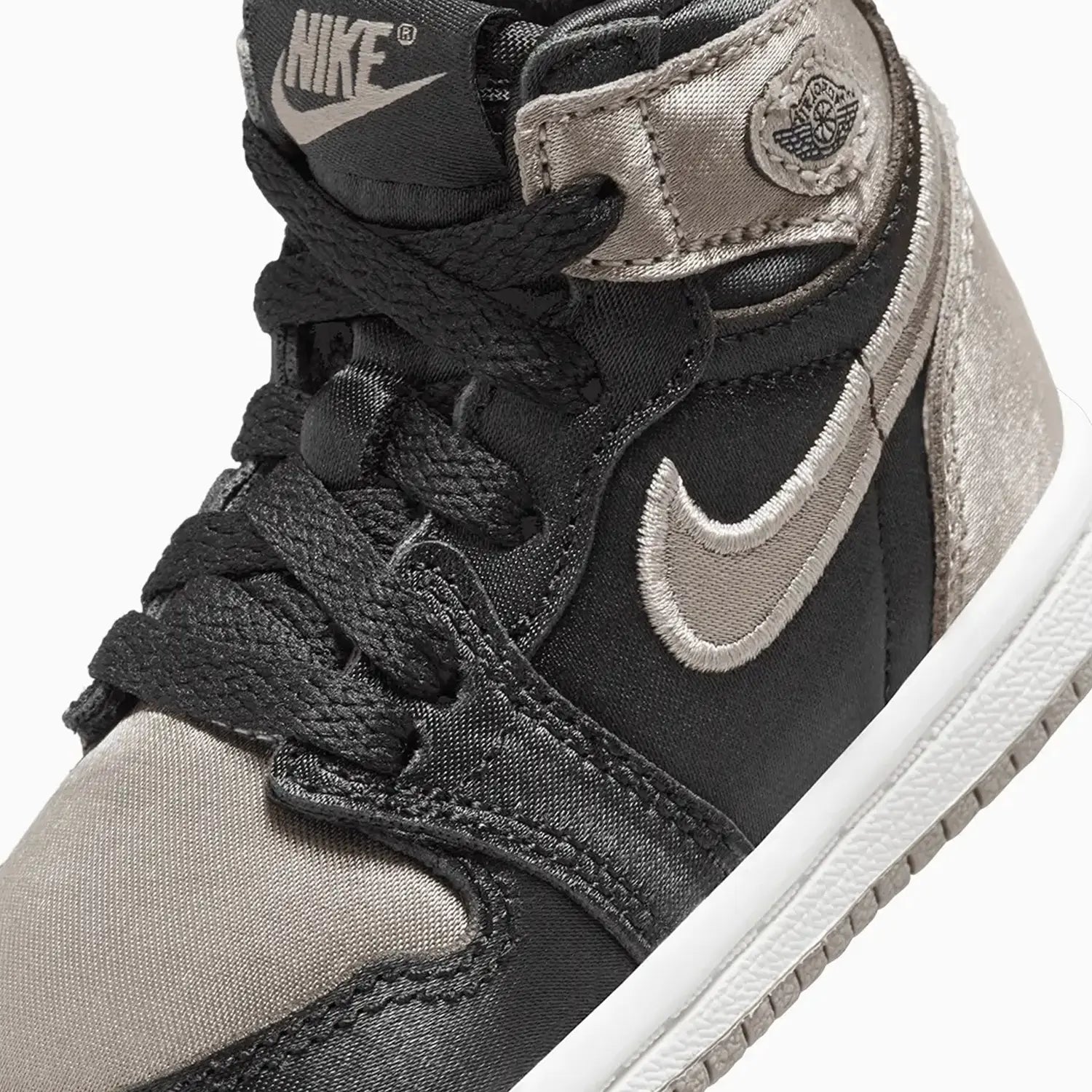Jordan 1 Retro High OG TD Satin Shadow Shoes Black