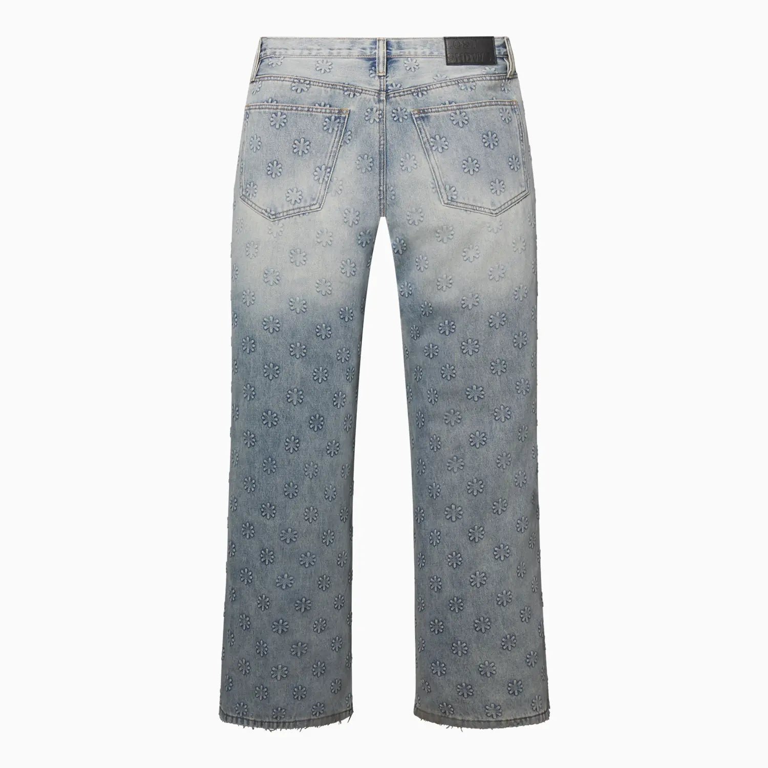Men's Embossed Logo Denim Pant