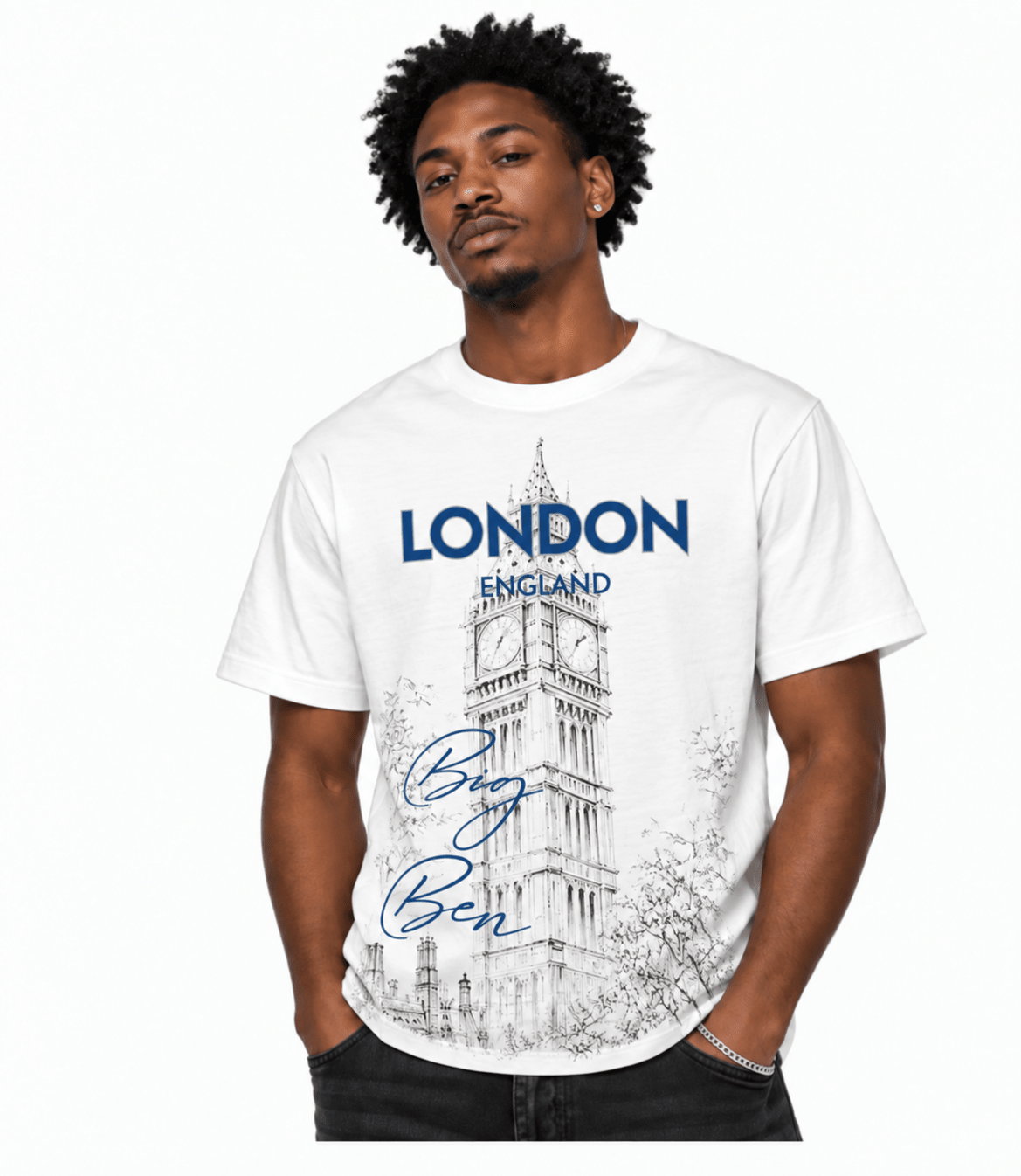 Men's London Graphic T-Shirt Luxe - Tops and Bottoms USA