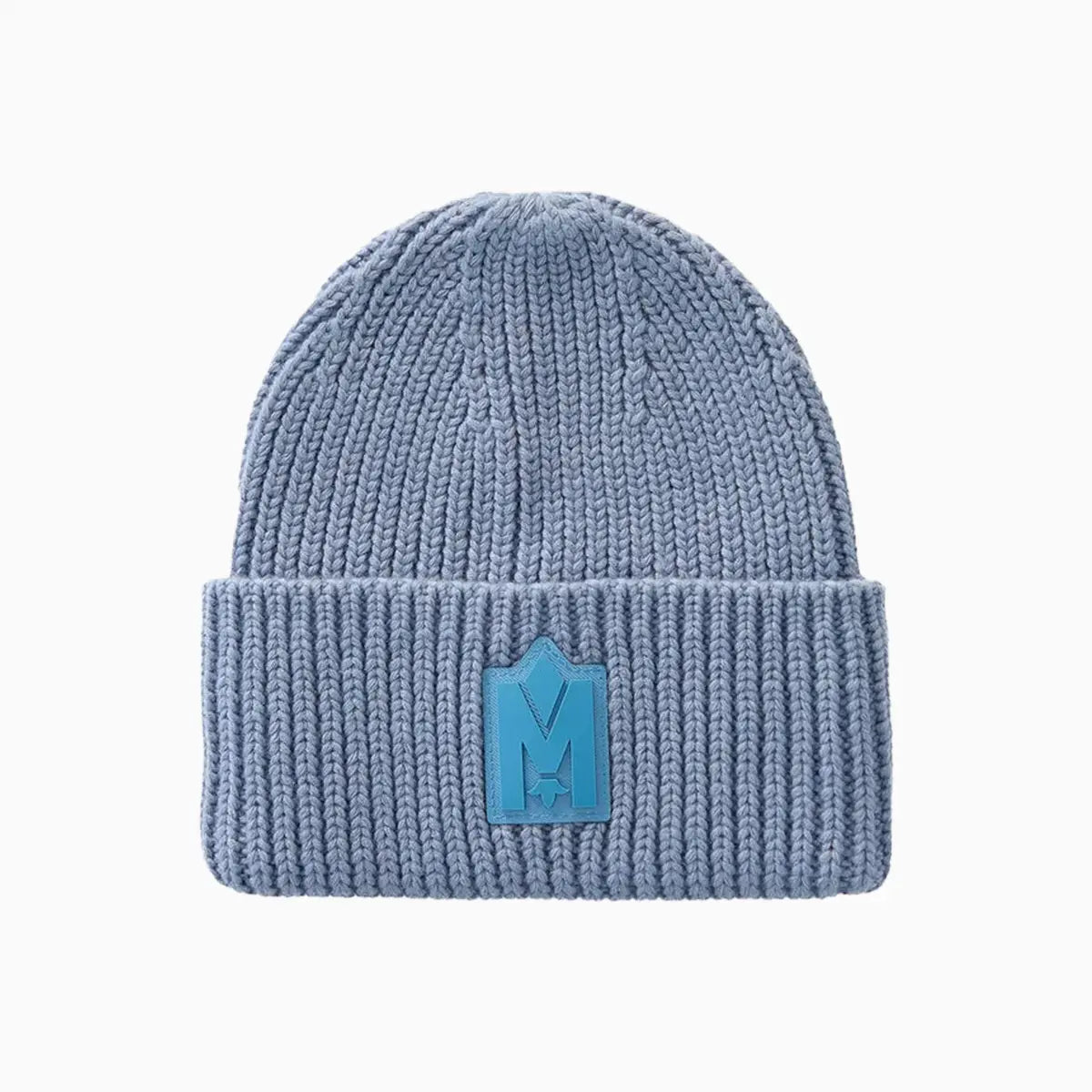 JUDE-MZ Hand Knit Toque With Ribbed Cuff Beanie Hat