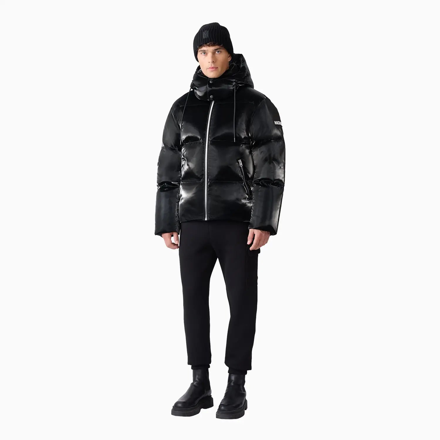 Men's KENT-GLO High-Gloss Hooded Down Jacket