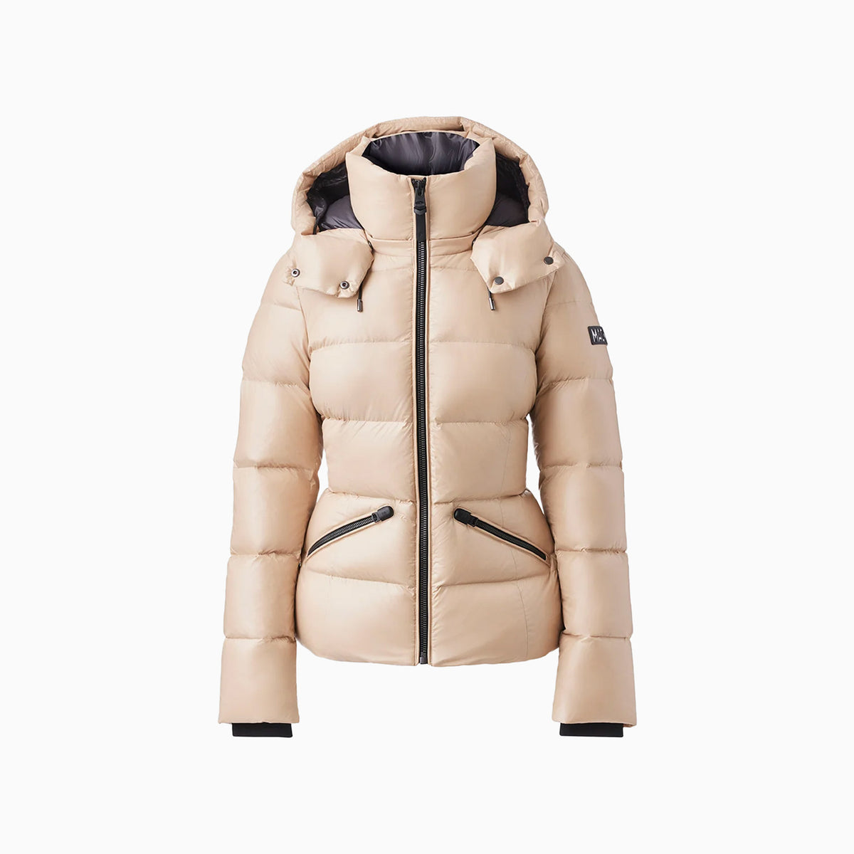 Mackage Women's MADALYN Lustrous Light Down Jacket With Hood