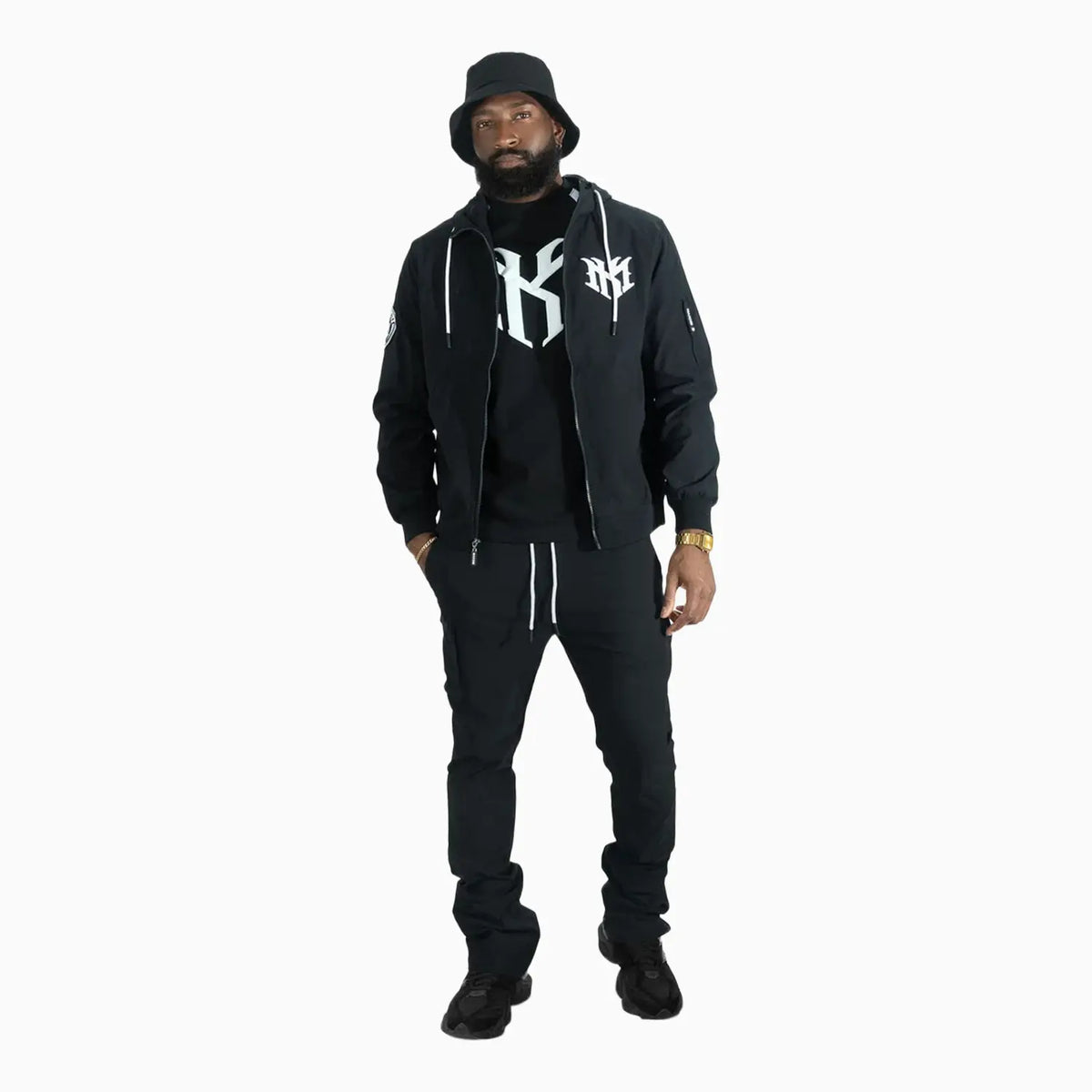 Men's Adorni Nylon Jacket Makobi - Tops and Bottoms USA