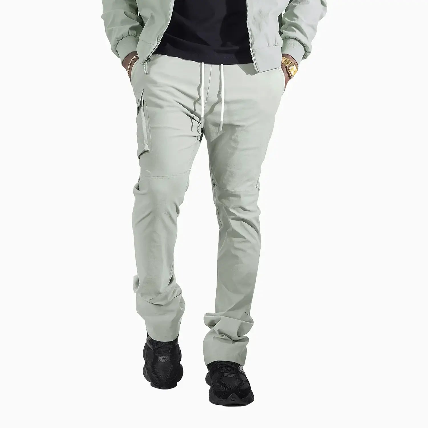 Men's Adorni Nylon Stacked Pant