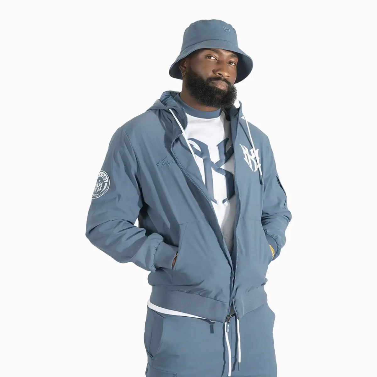 Men's Adorni Zip Up Hoodie Makobi - Tops and Bottoms USA