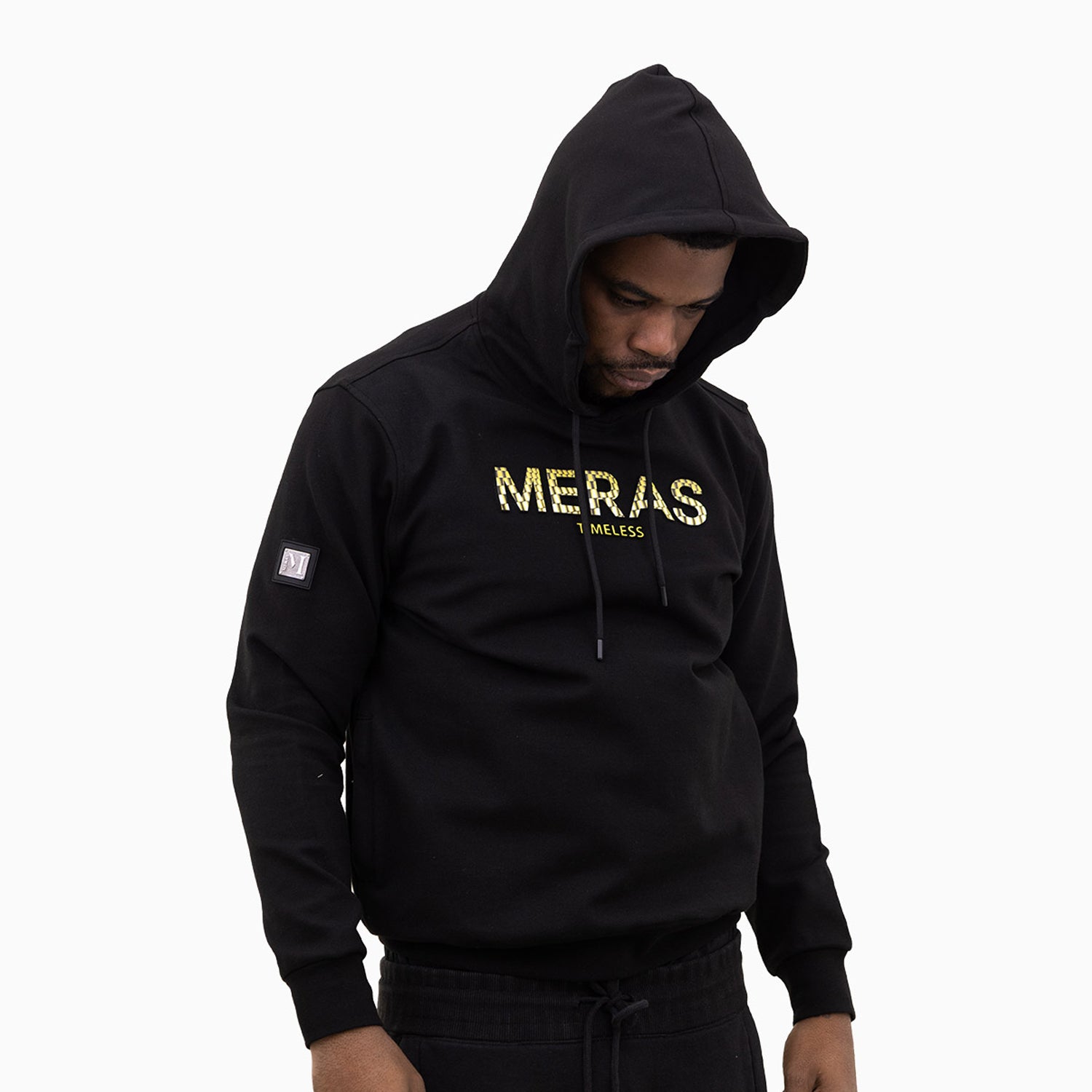 mens-meras-timeless-logo-pull-over-hoodie-mh2301-black