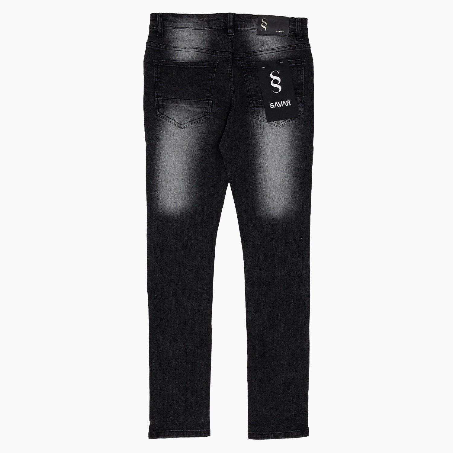 Men's Savar Black Wash Slim Denim Jeans Pant