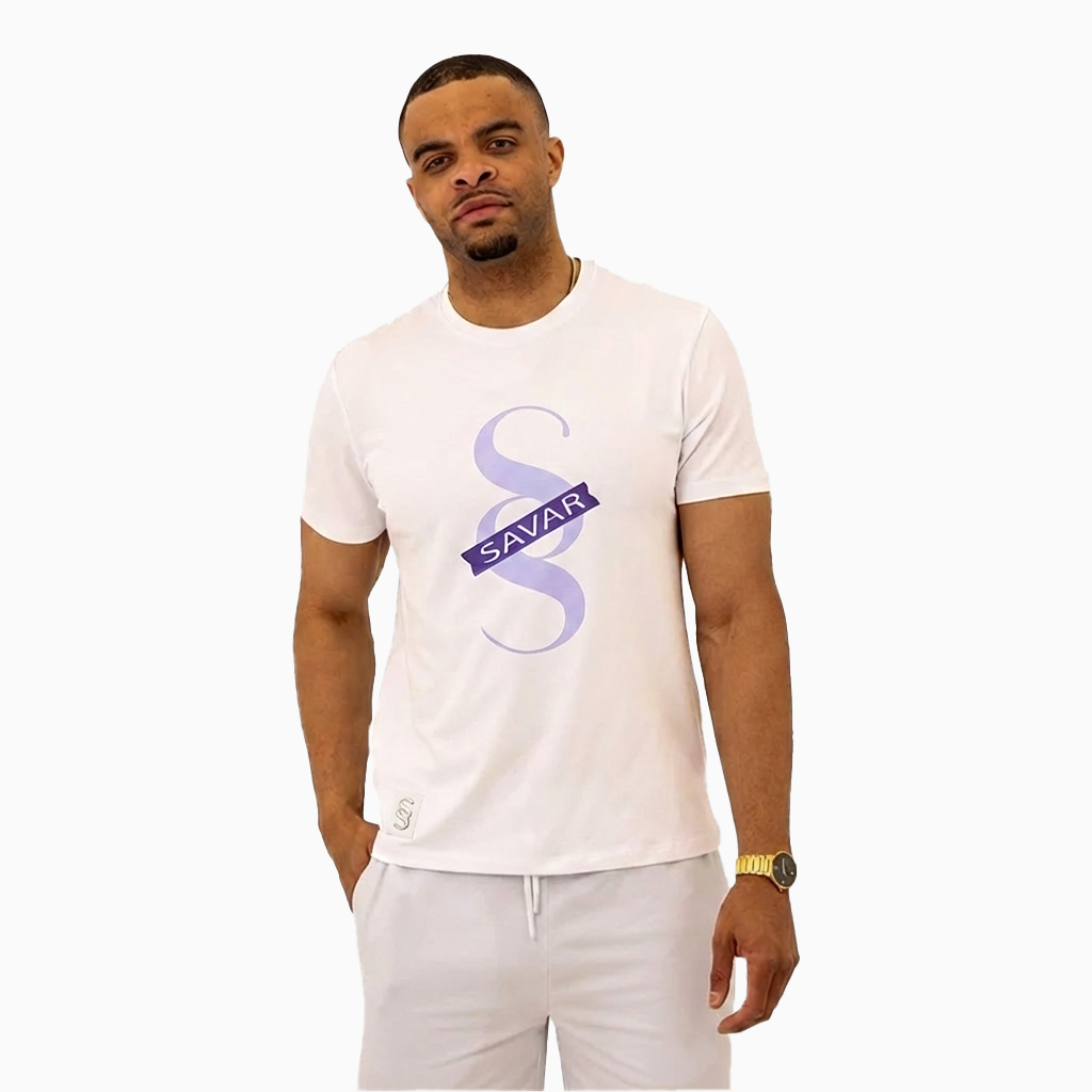 Men's Savar Logo Short Sleeve T Shirt