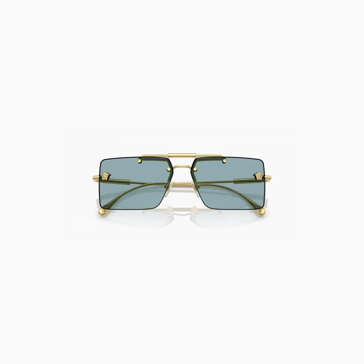 Men's Versace Gold Blue Sunglasses