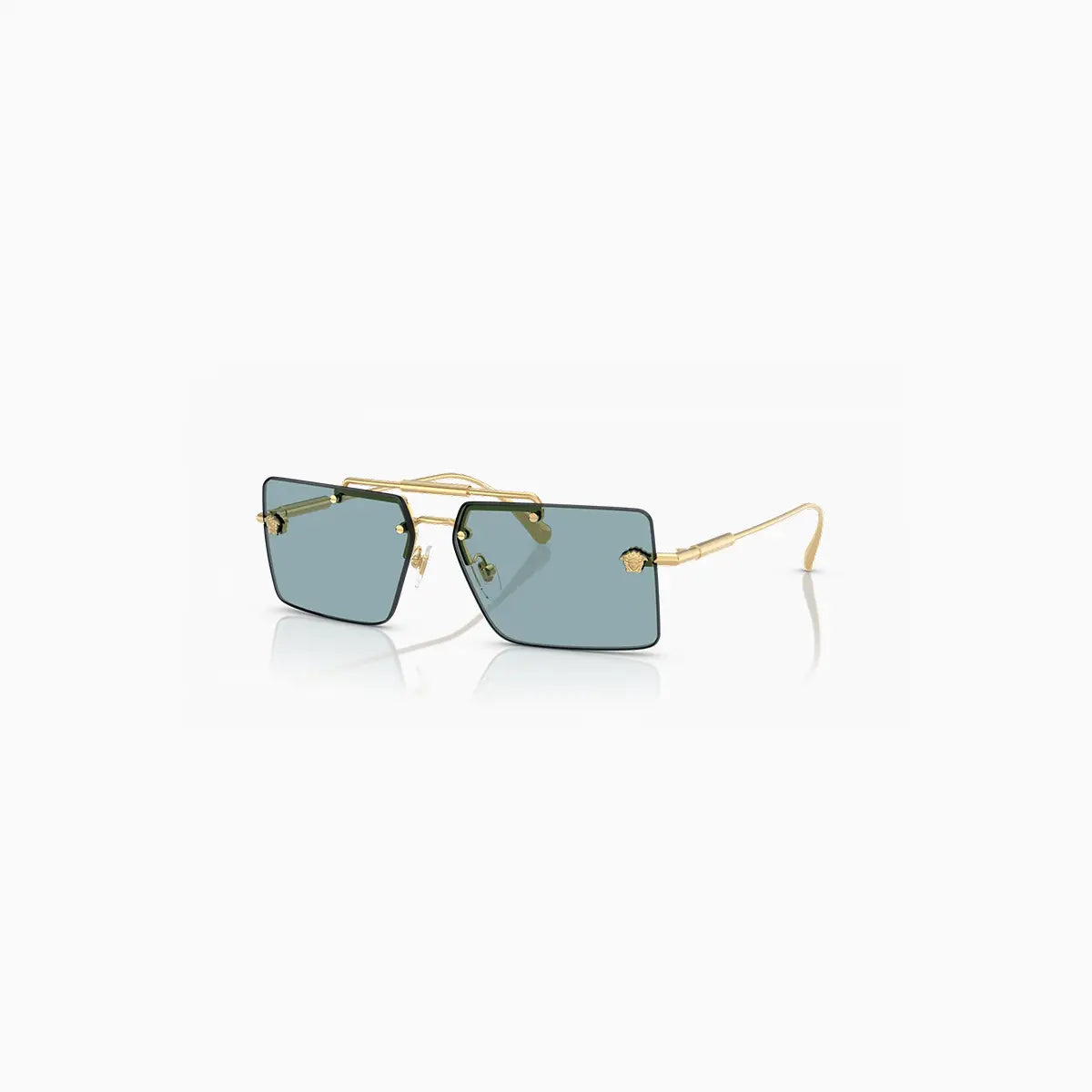 Men's Versace Gold Blue Sunglasses