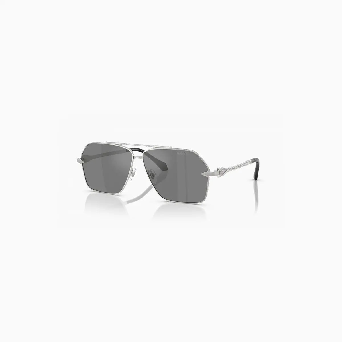 Men's Versace Metal Silver Sunglasses Versace - Tops and Bottoms USA