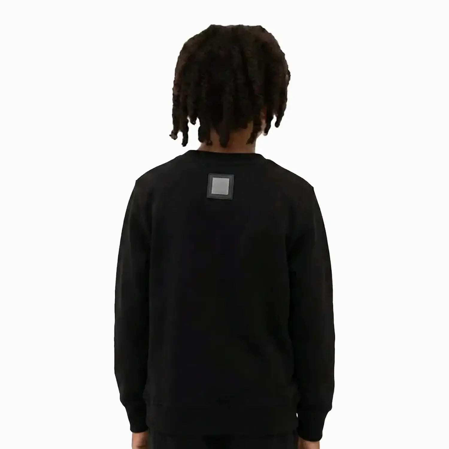 Kid's Gradient Text Crew Neck Sweatshirt