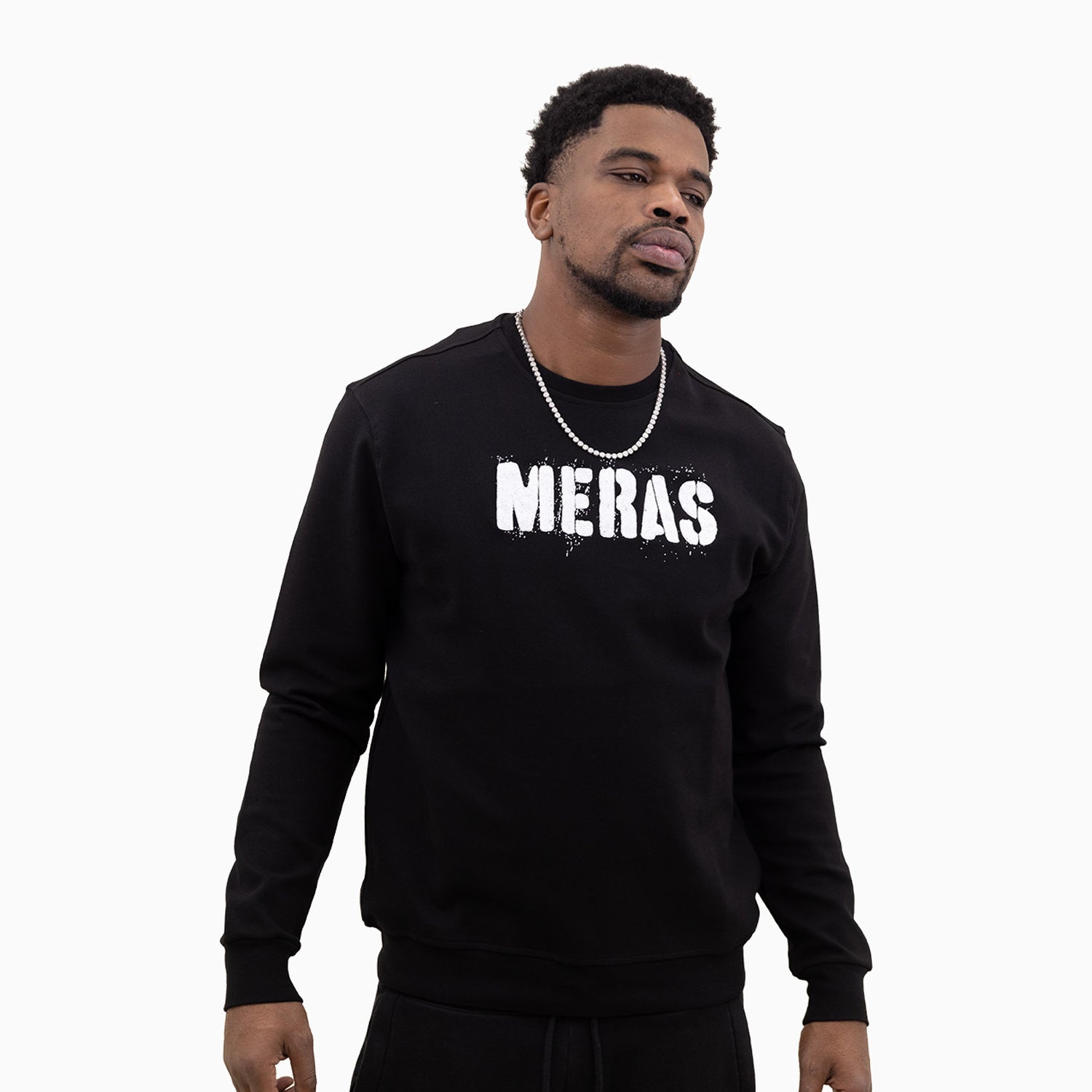 meras-mens-logo-classic-crew-neck-sweatshirt-mc2307-blkwht