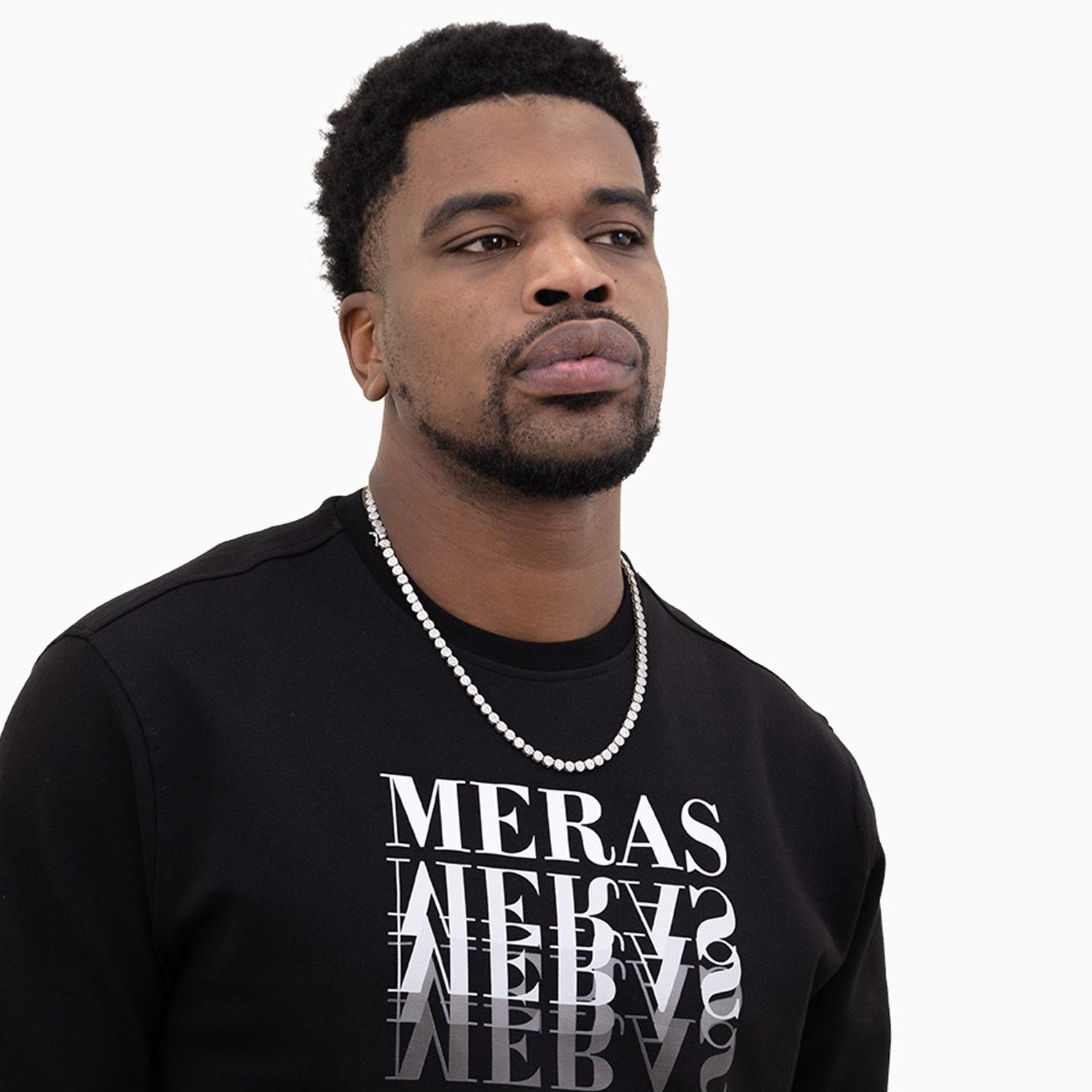 meras-mens-classic-logo-crew-neck-sweatshirt-mc2302-black