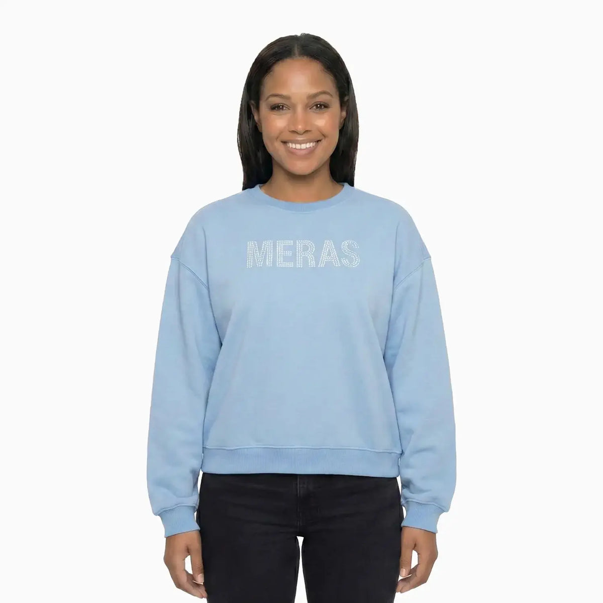 Women's Embroidery Crew Neck Sweatshirt