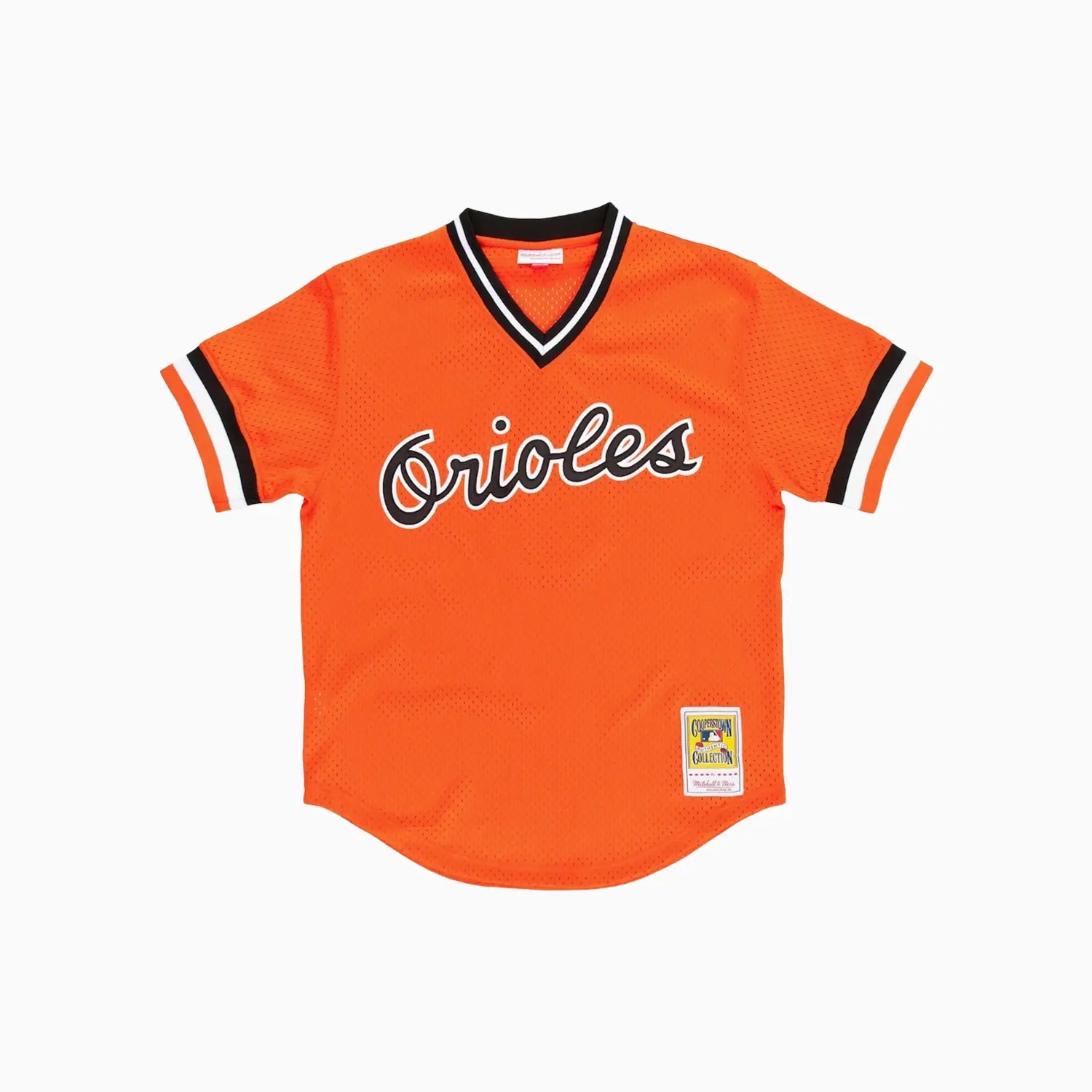 Authentic Cal Ripken Jr. Baltimore Orioles Orange 1988 Mesh Batting Practice Jersey