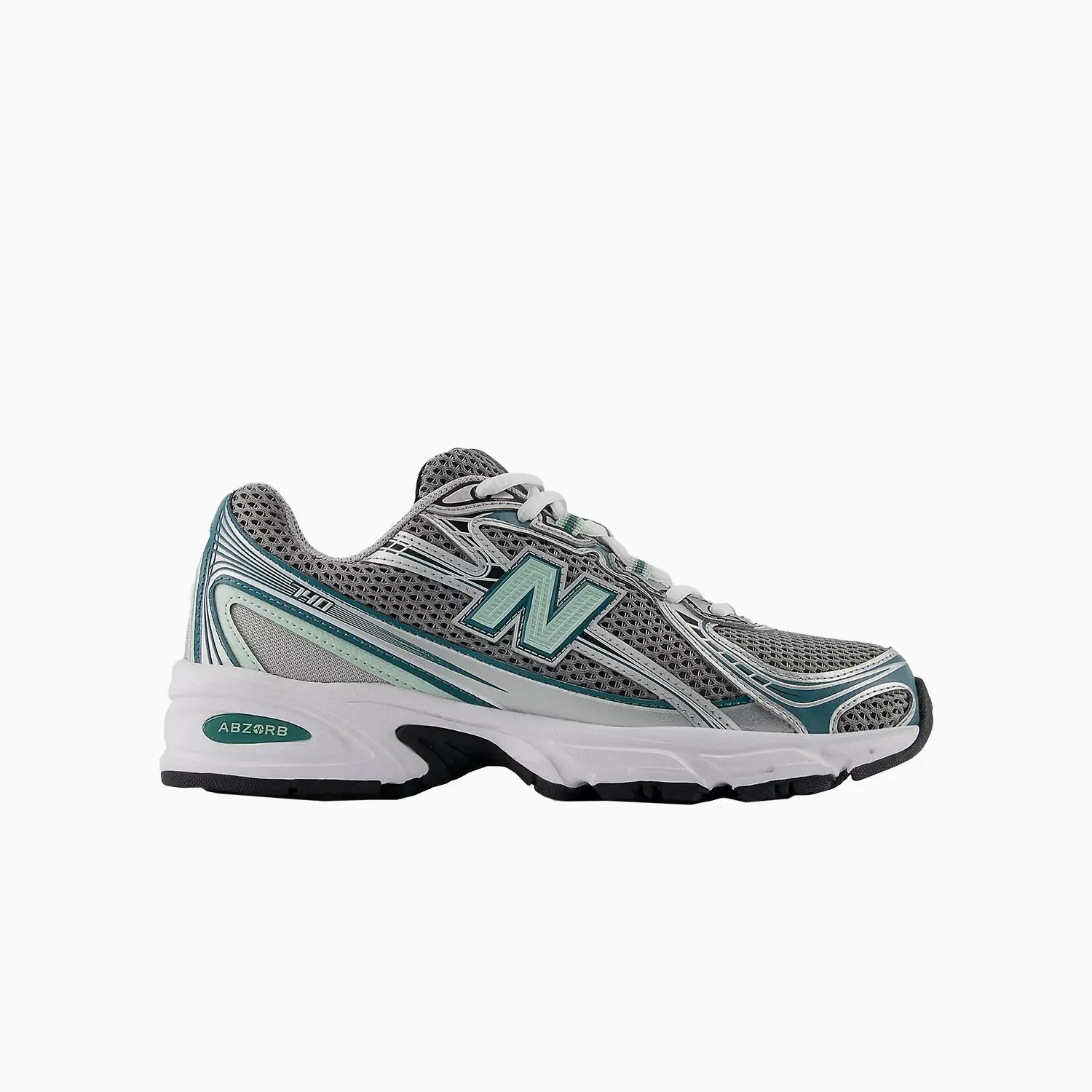 740 "Silver Metallic New Spruce" New Balance - Tops and Bottoms USA