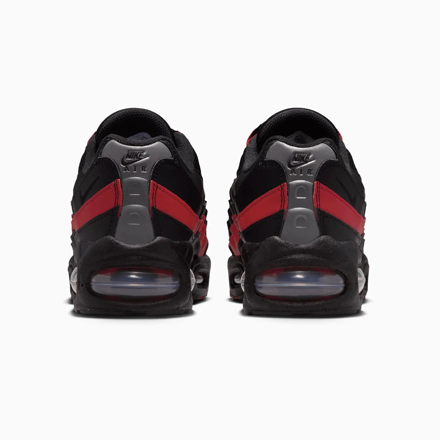 Kid's Air Max 95 "Black Team Crimson" Grade School