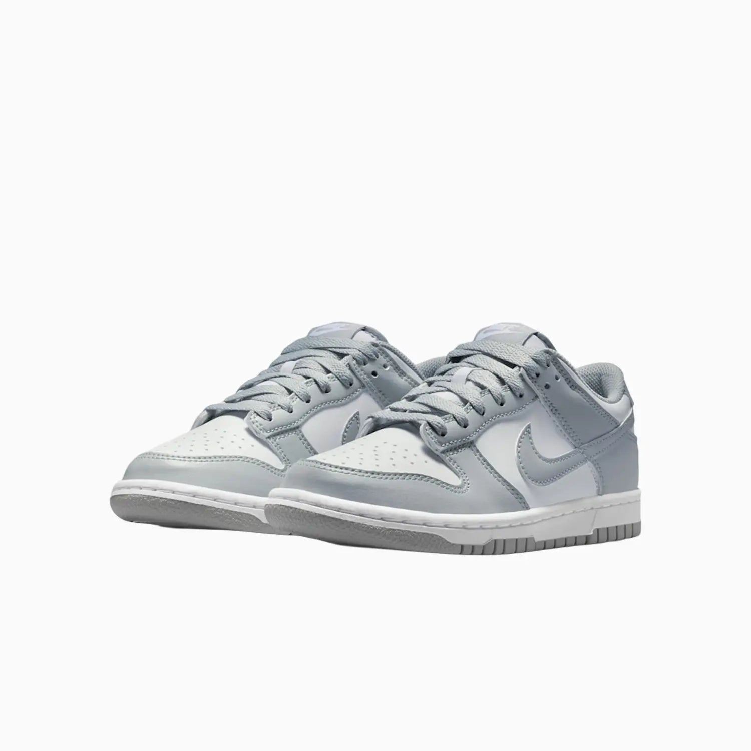 Kid's Dunk Low "Light Smoke Grey White" Grade School Nike - Tops and Bottoms USA