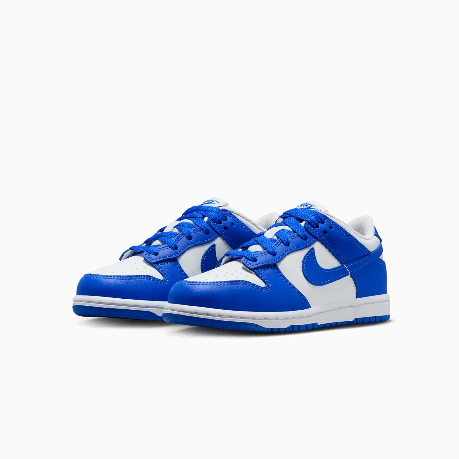 Kid's Dunk Low "White Hyper Royal" Pre - School Nike - Tops and Bottoms USA