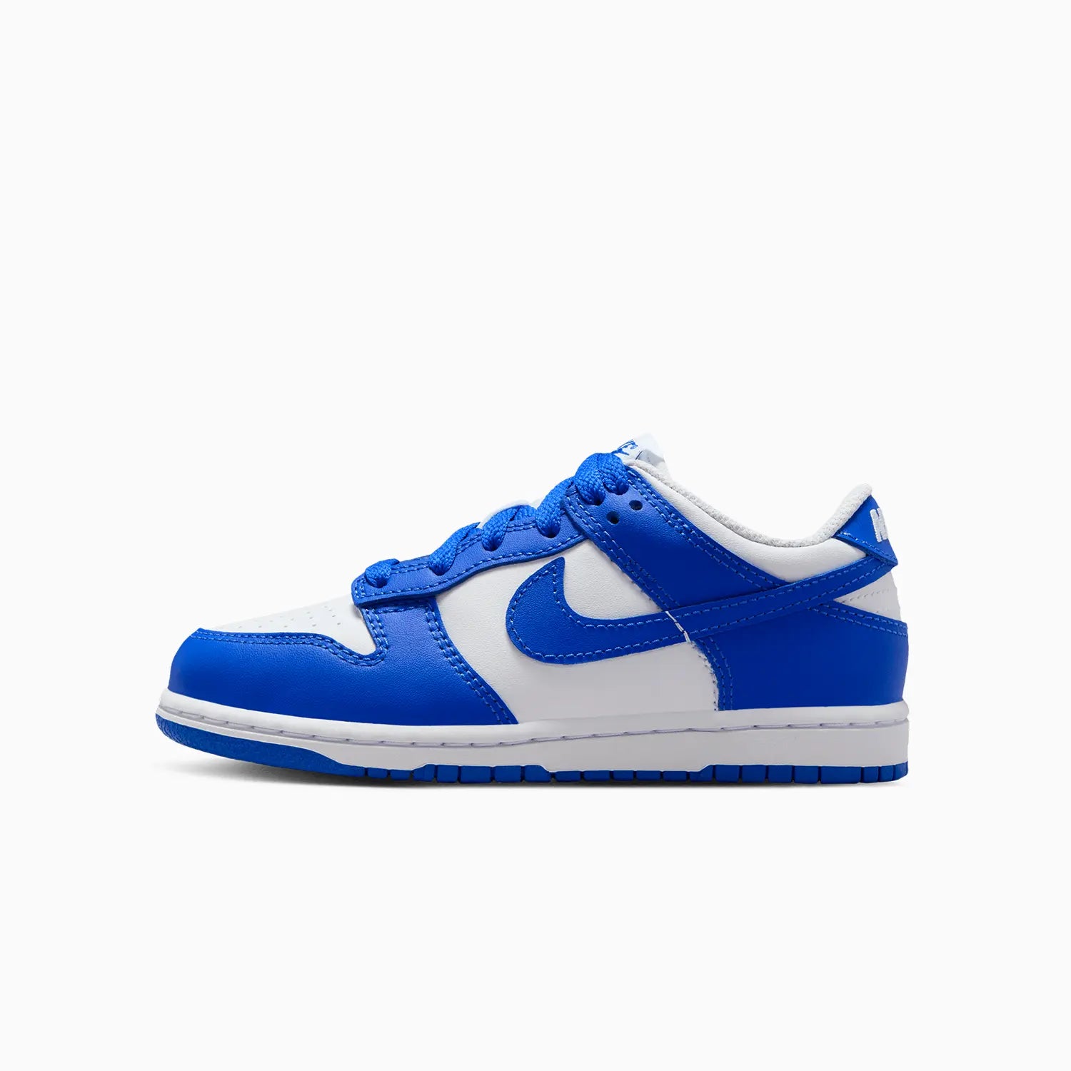 Kid's Dunk Low "White Hyper Royal" Pre - School Nike - Tops and Bottoms USA