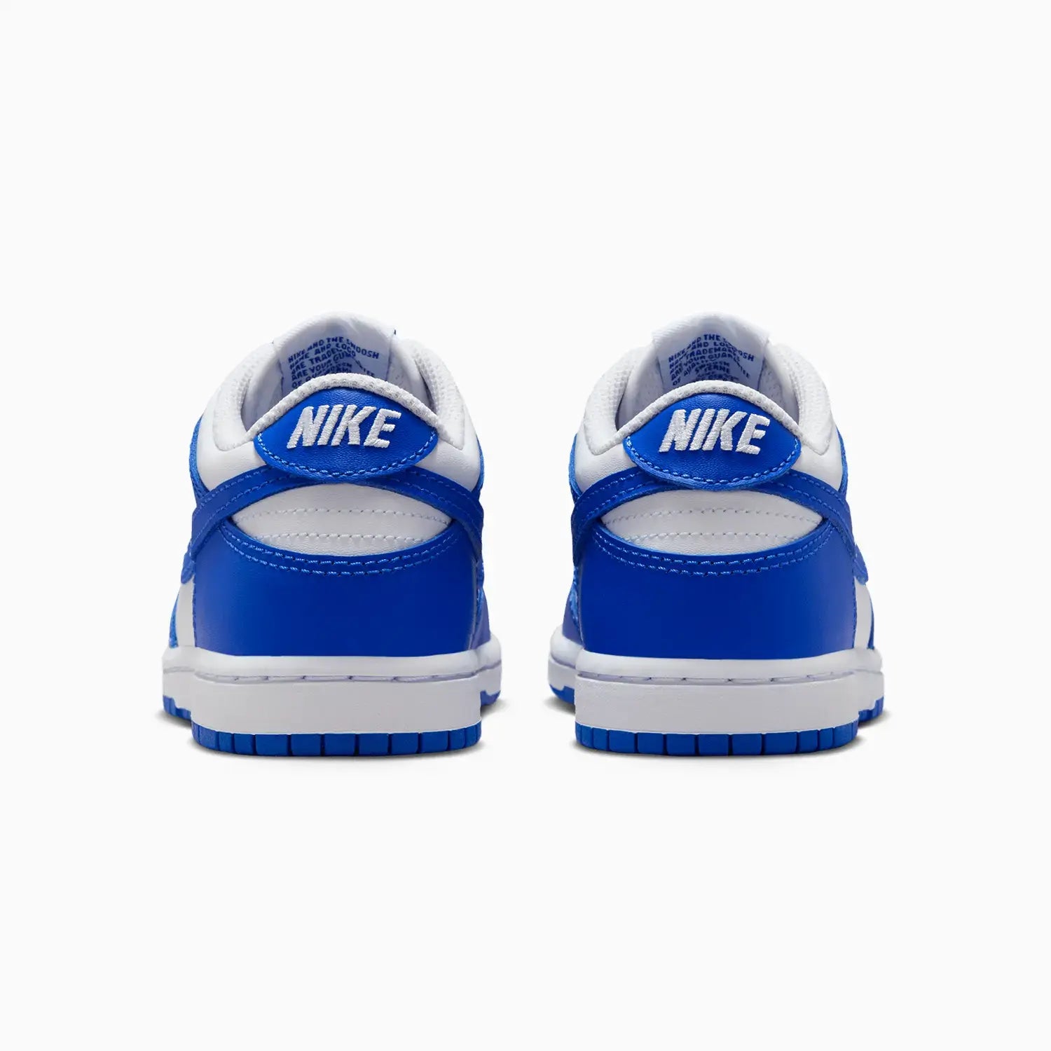 Kid's Dunk Low "White Hyper Royal" Pre - School Nike - Tops and Bottoms USA