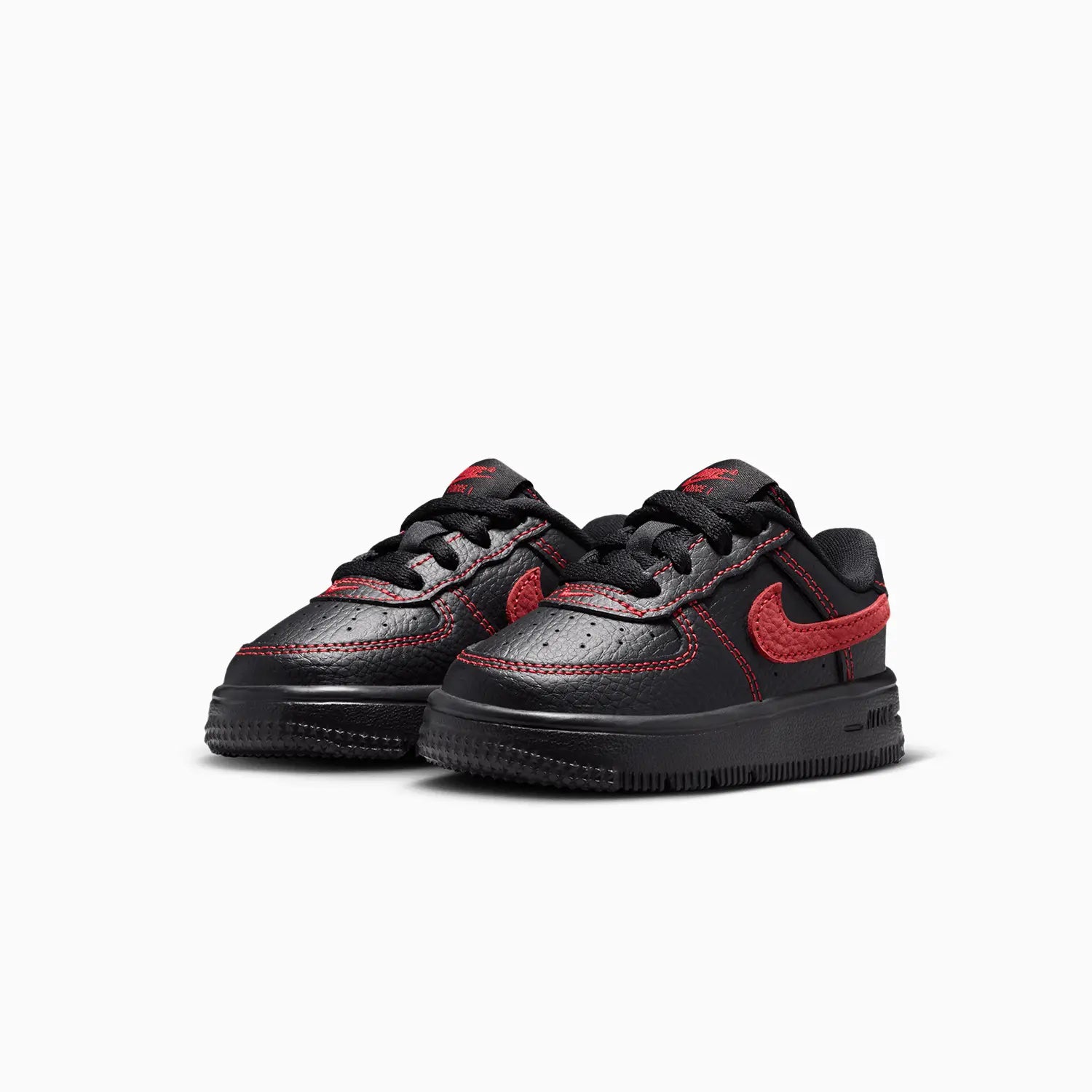 Kid's Force 1 Low LV8 3 "Bred" Toddlers Nike - Tops and Bottoms USA