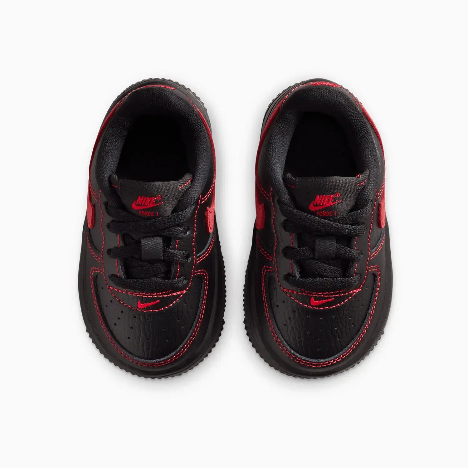 Kid's Force 1 Low LV8 3 "Bred" Toddlers Nike - Tops and Bottoms USA